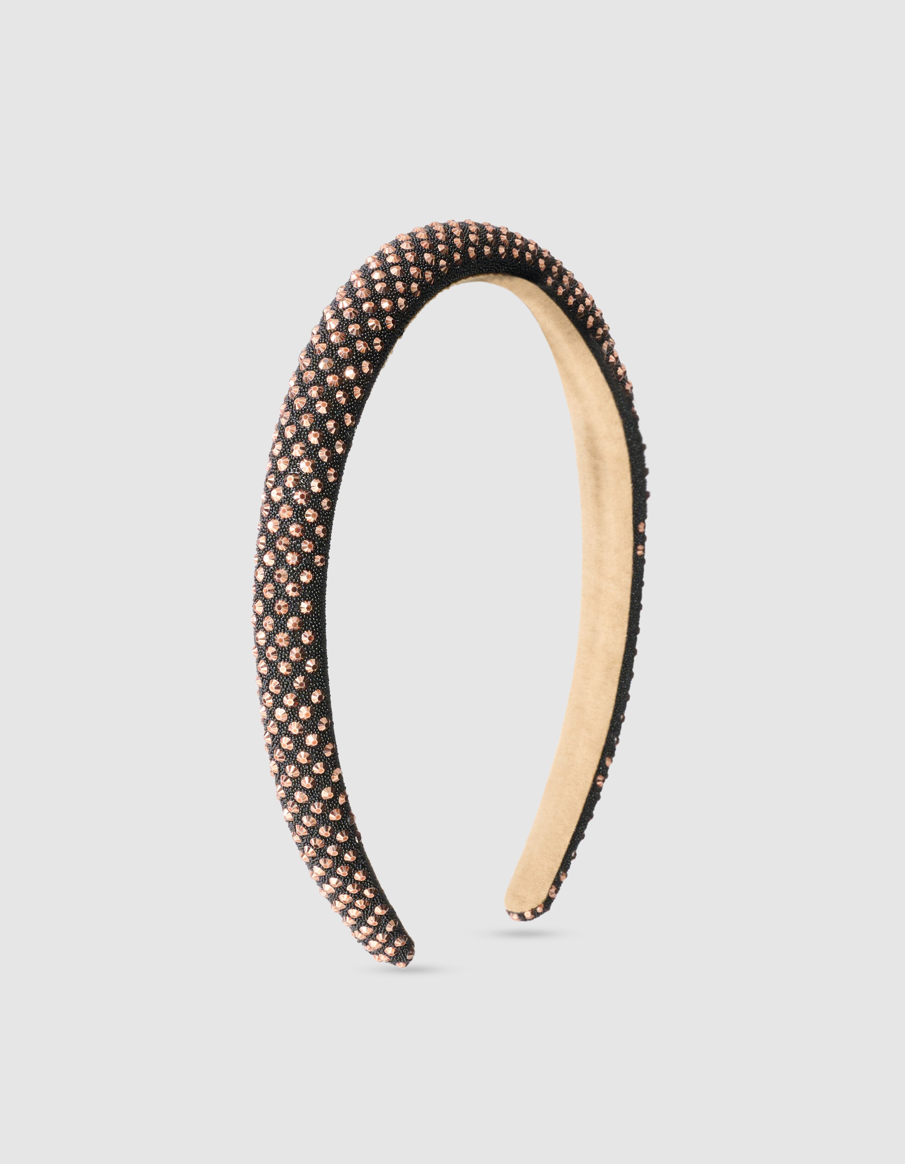 Strass Haarband Bruin SHOEBY ACCESSOIRES