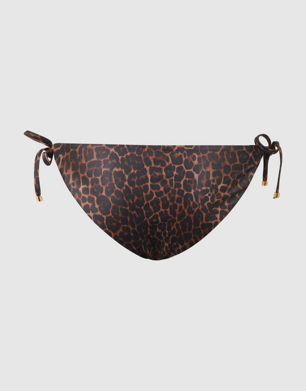 Leopard Bikini Broekje Donkerbruin SHOEBY ACCESSOIRES
