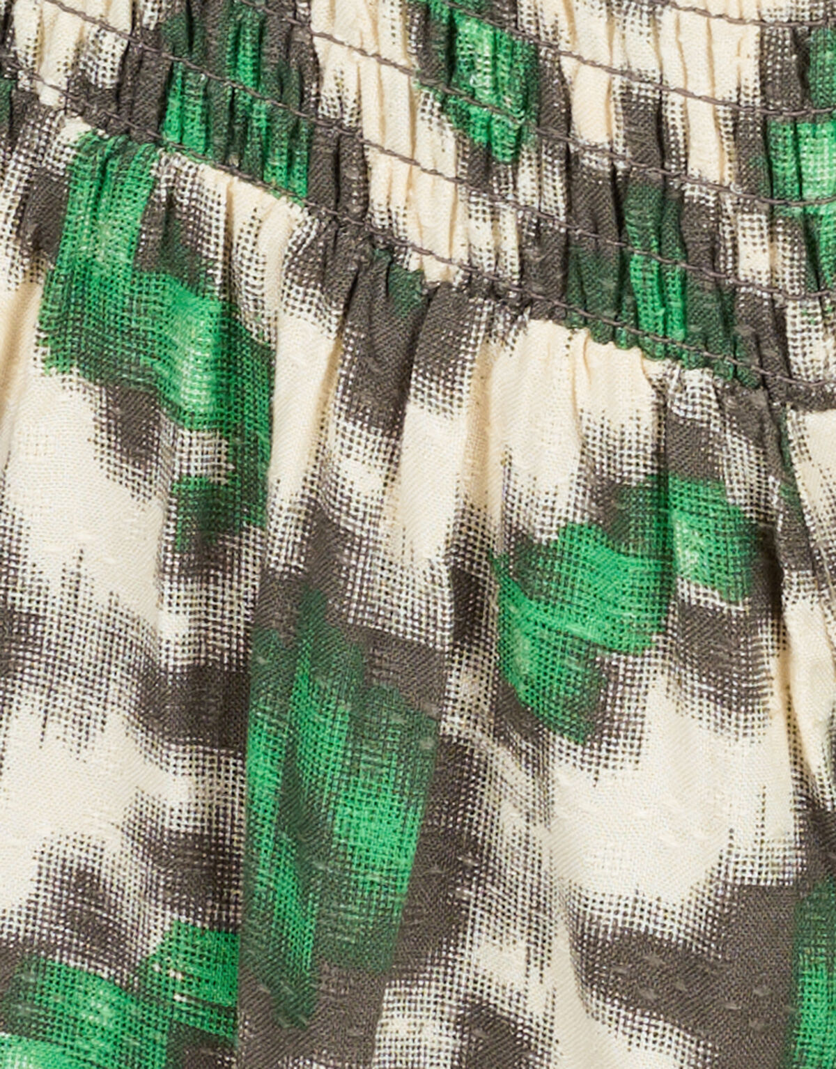 Grafische Short Gebroken Wit SHOEBY GIRLS