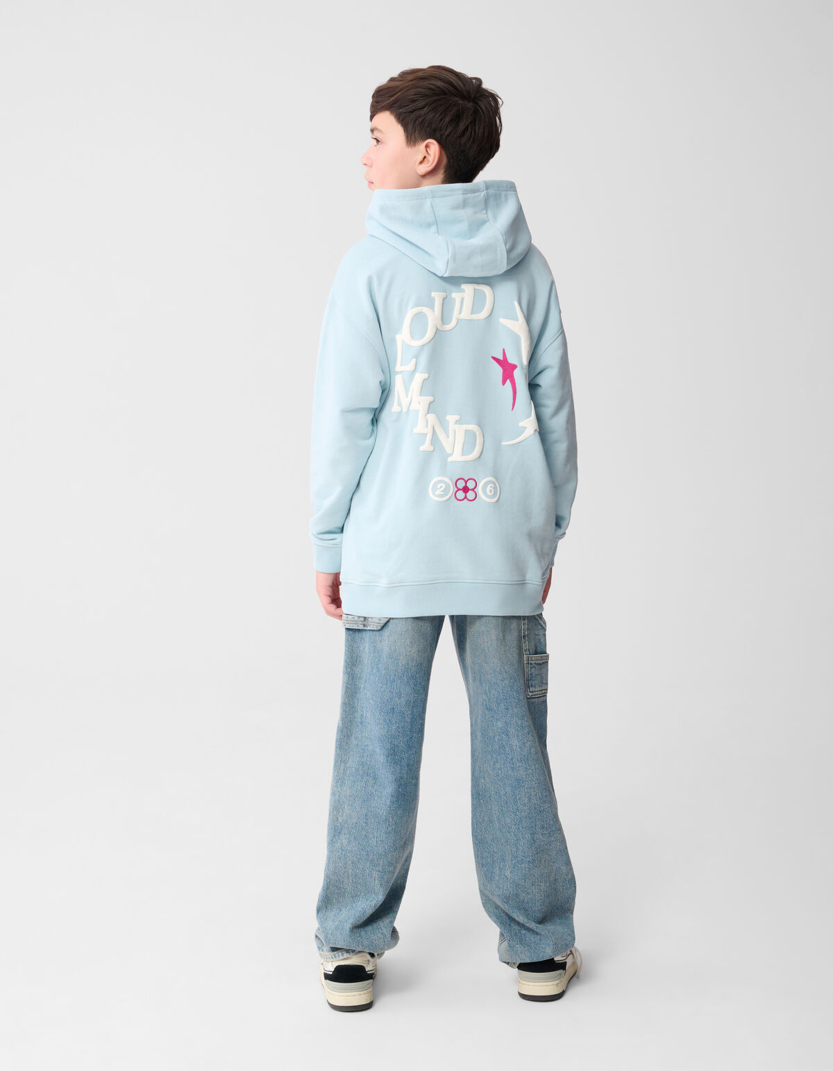 Cloud Artwork Hoodie Lichtblauw SHOEBY BOYS