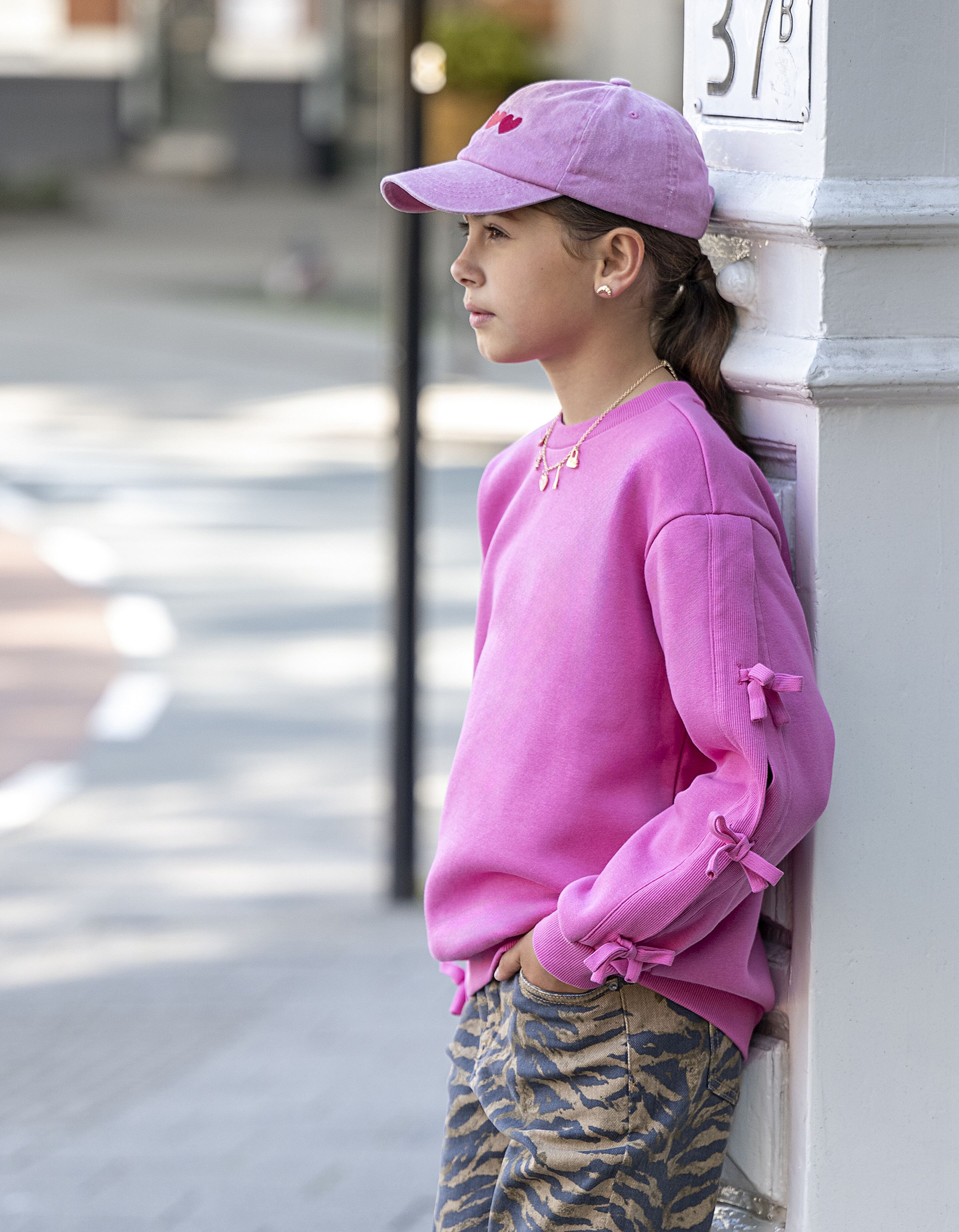 Oversized Strik Sweater Roze SHOEBY GIRLS