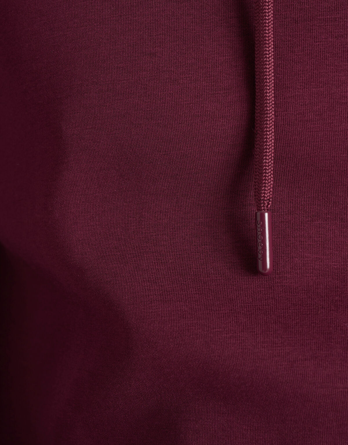 Relaxed Fit Hoodie Donkerrood SHOEBY MEN