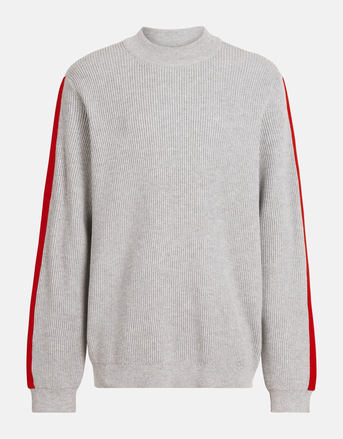 Gebreide Tape Trui Lichtgrijs SHOEBY BOYS