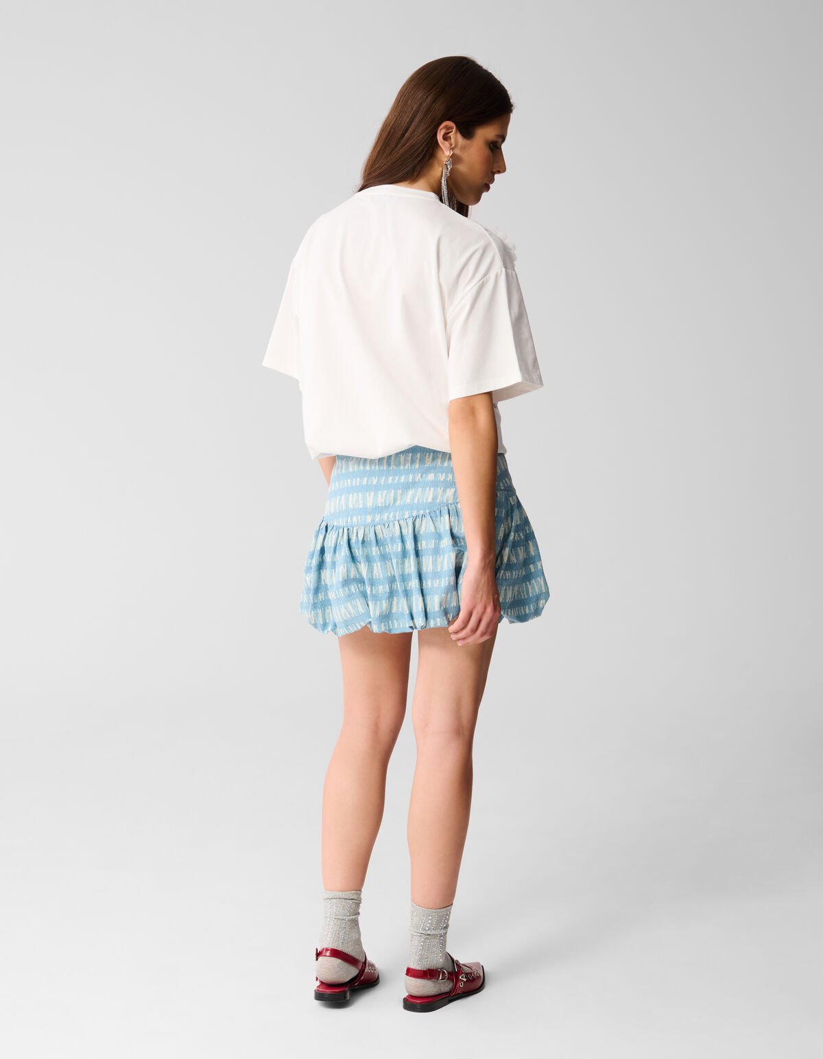Denim Mini Rok Blauw By Lizzy SHOEBY WOMEN