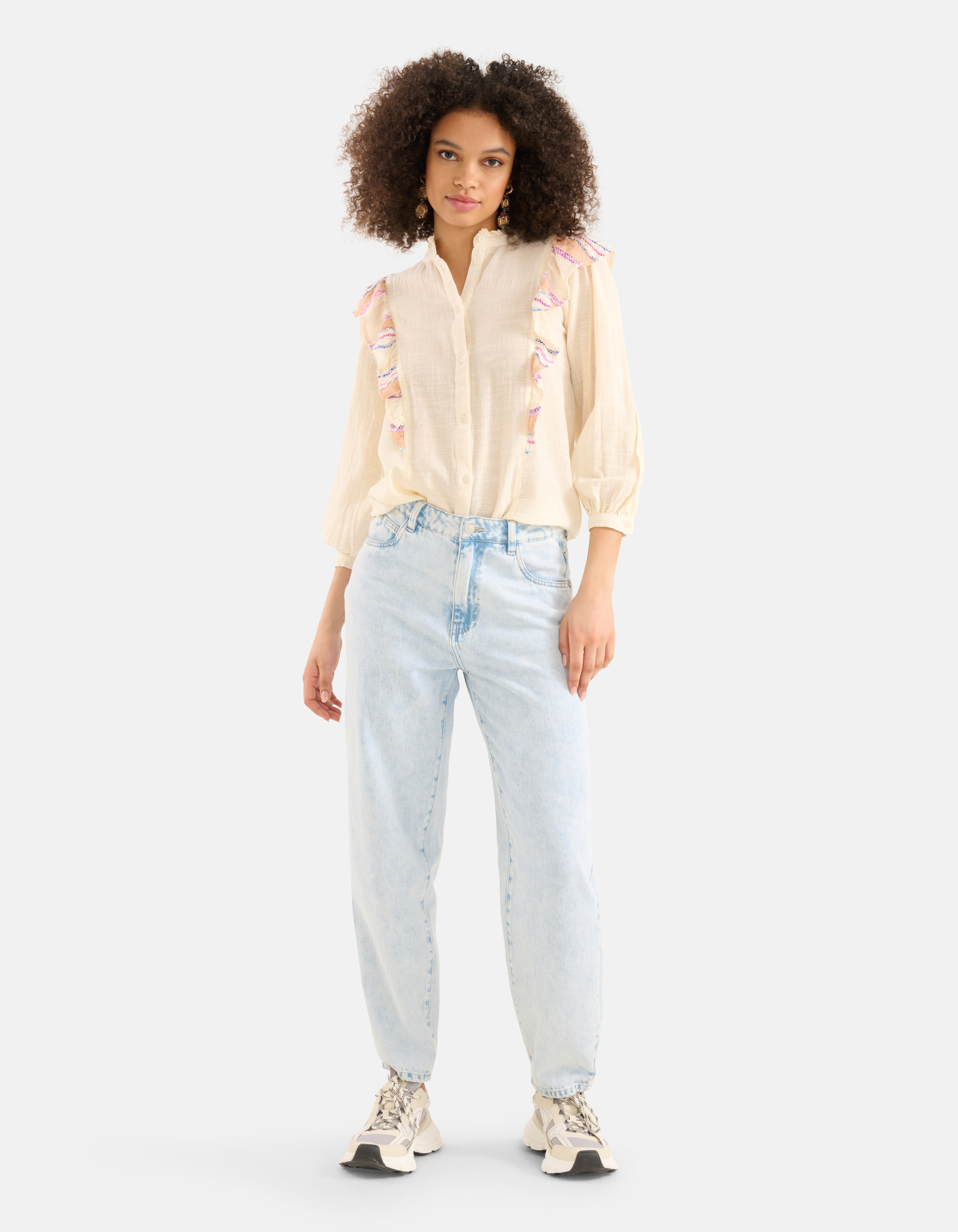 Mix Top Gebroken Wit SHOEBY WOMEN