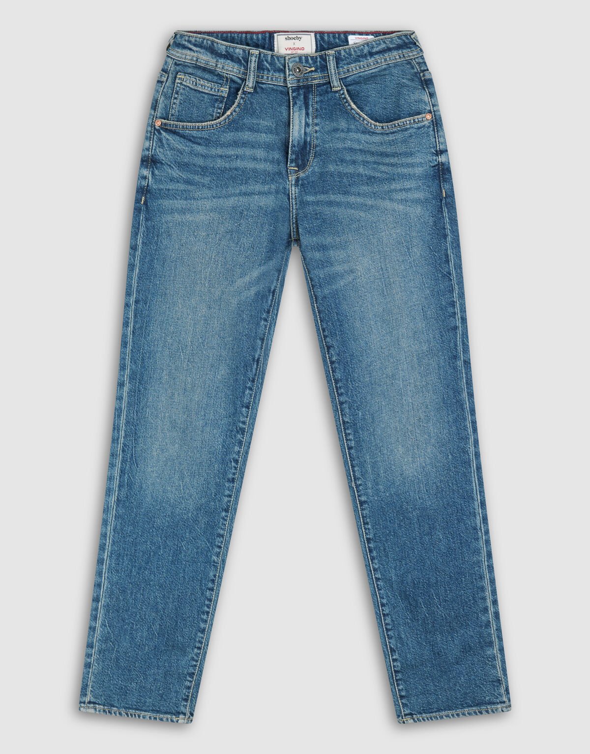 Relaxed Fit Jeans Donkerblauw Shoeby X Vingino SHOEBY BOYS