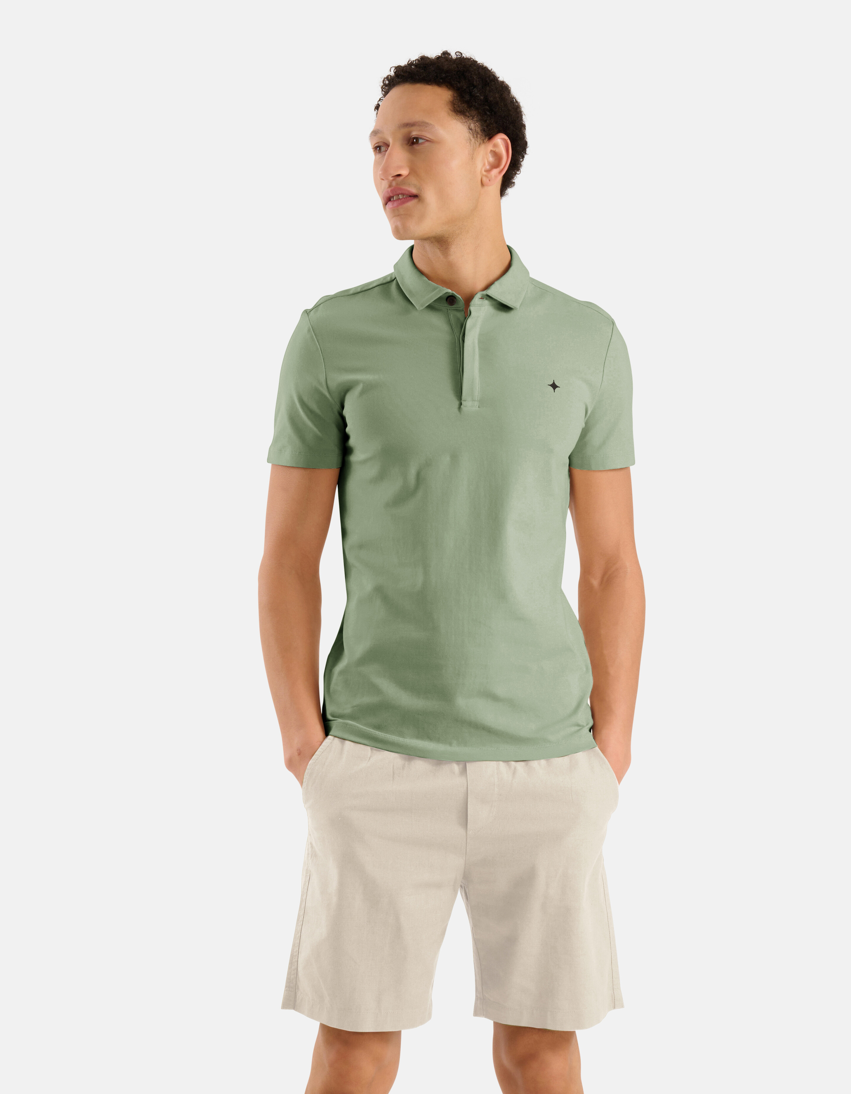 Jersey Polo Groen SHOEBY MEN