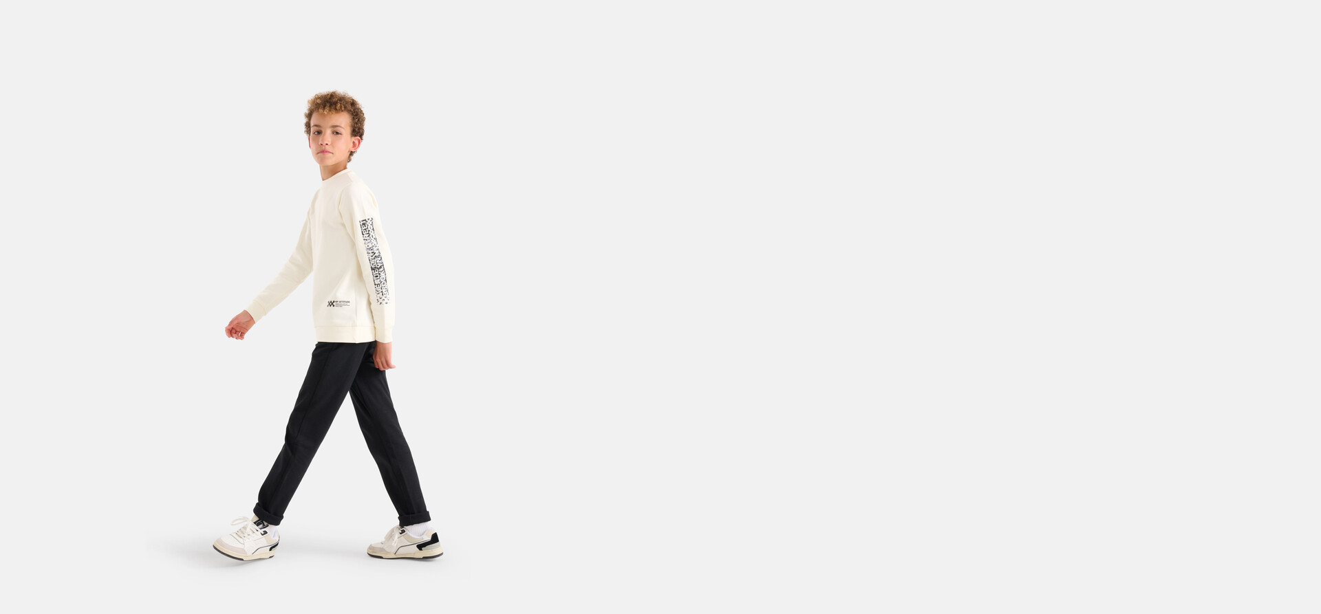 Slim Fit Broek Zwart SHOEBY BOYS