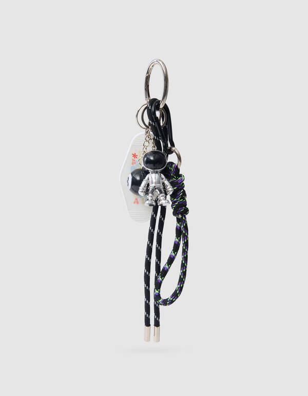 Towling Sleutelhanger Zwart SHOEBY ACCESSOIRES