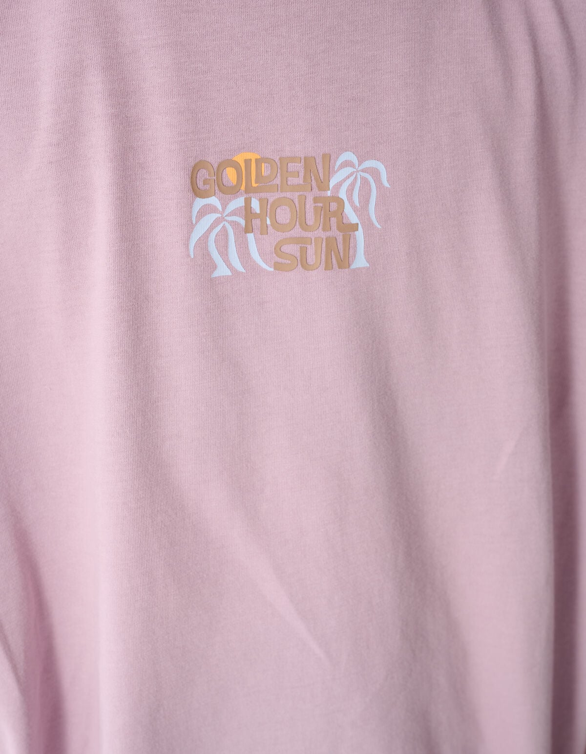 Golden Hour Artwork T-shirt Lichtpaars SHOEBY BOYS