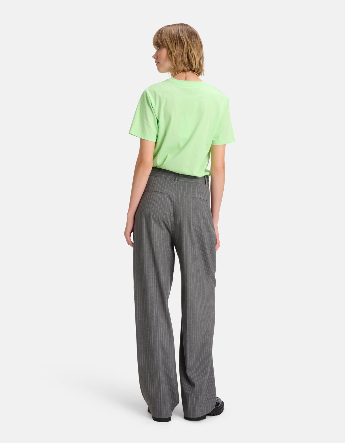 Basis T-shirt Lichtgroen SHOEBY WOMEN