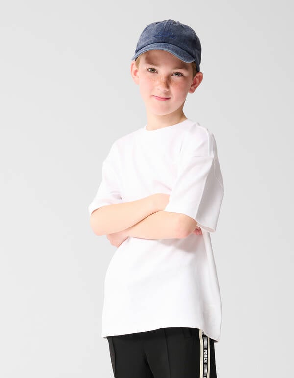 Basic T-shirt Wit SHOEBY BOYS