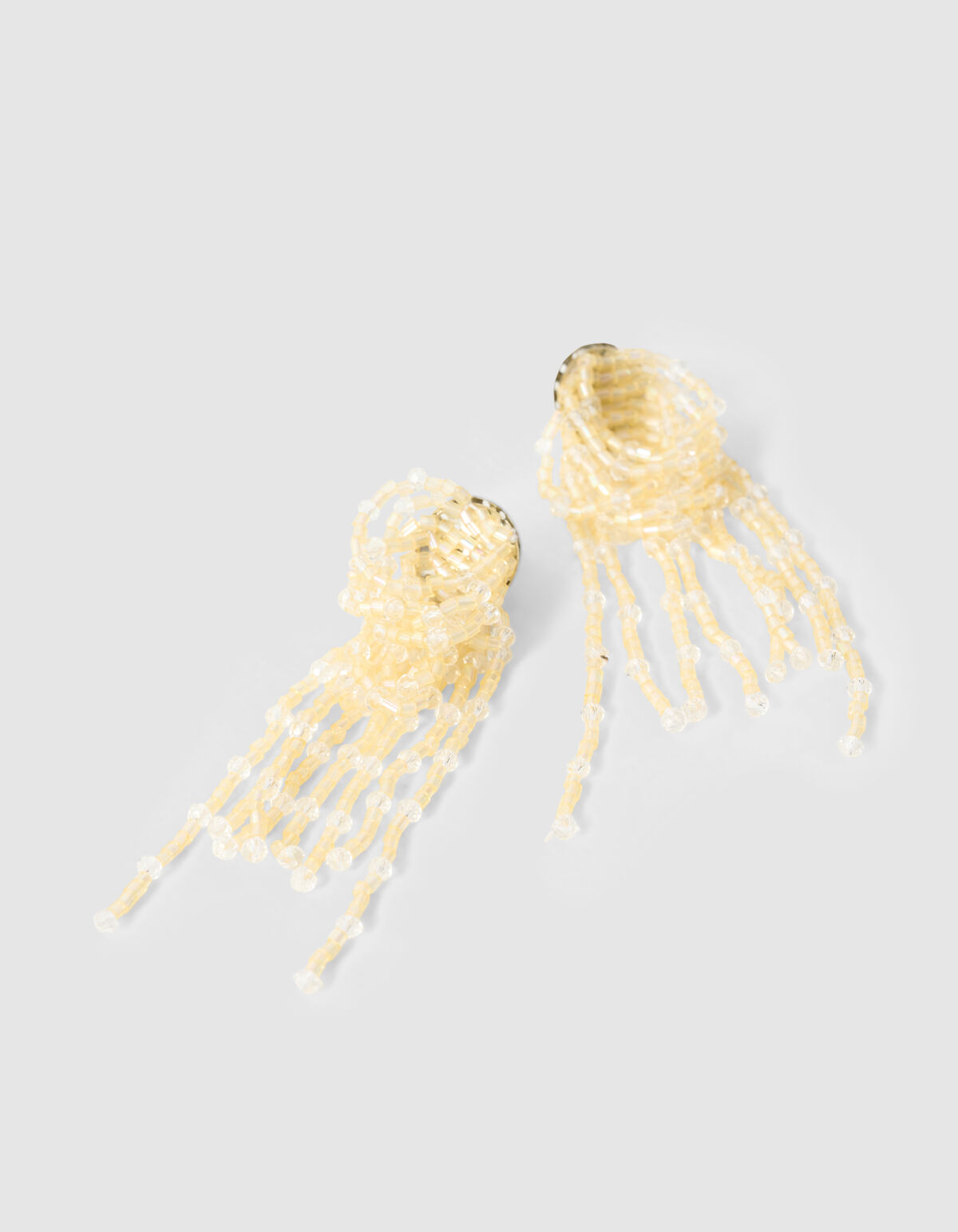 Multi Beaded Oorbellen Lichtgeel SHOEBY ACCESSOIRES