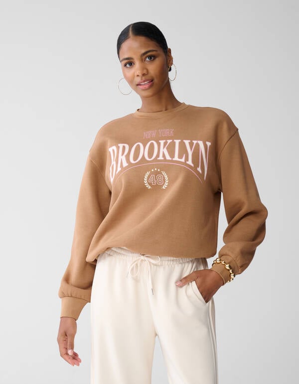 Oversized Varsity Sweater Bruin SHOEBY WOMEN