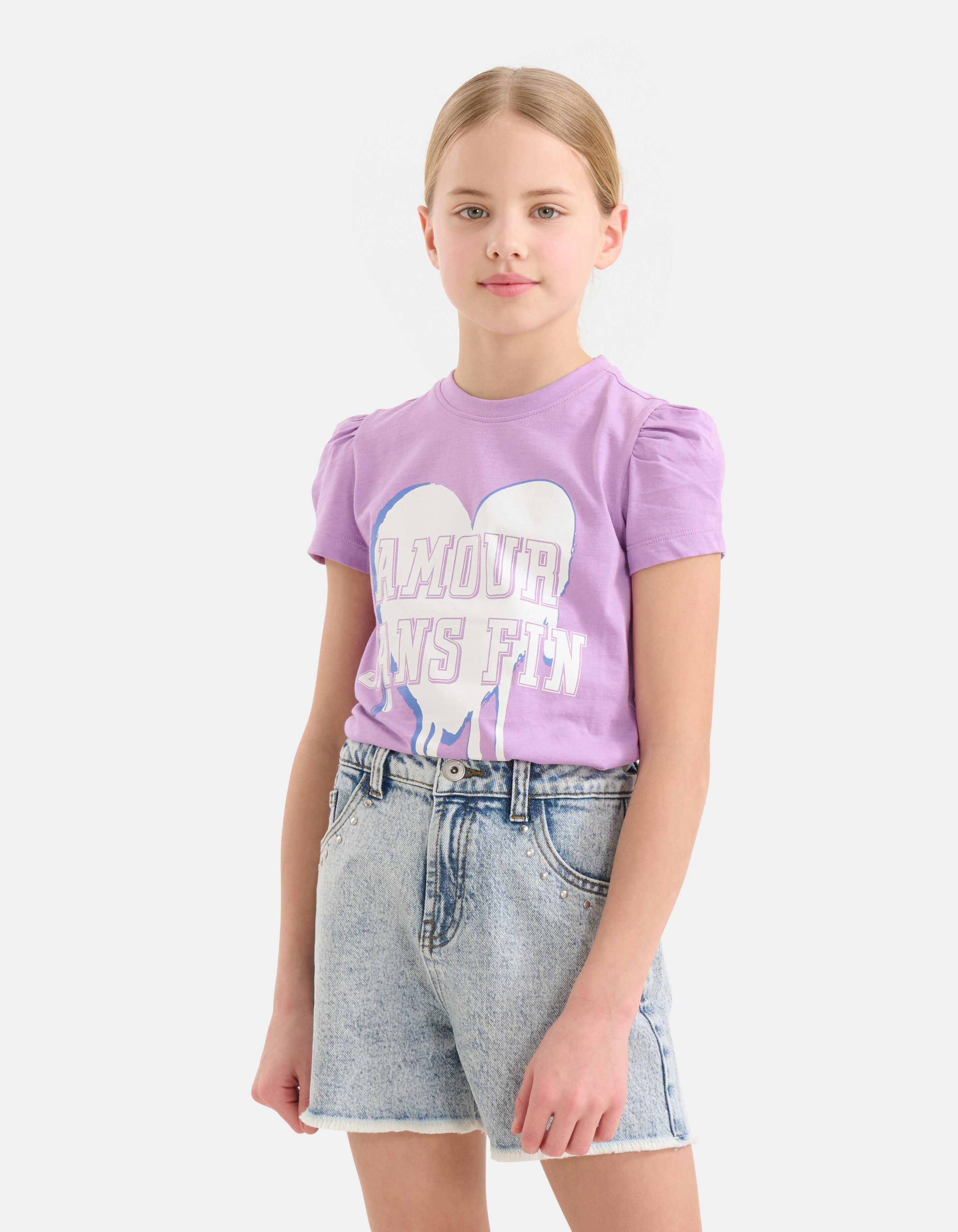 Artwork T-shirt Lila SHOEBY GIRLS