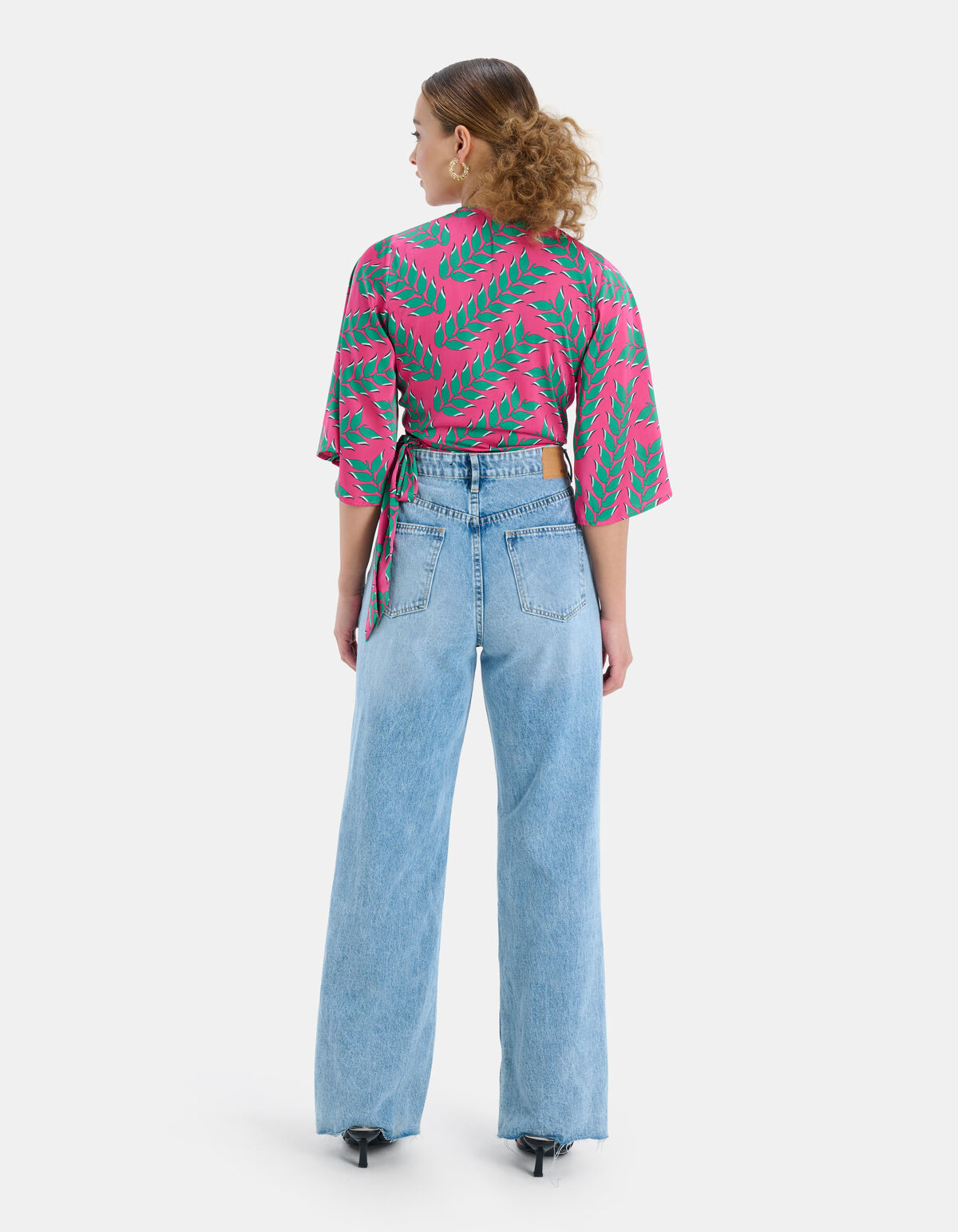 Printed Wrap Top EKSEPT