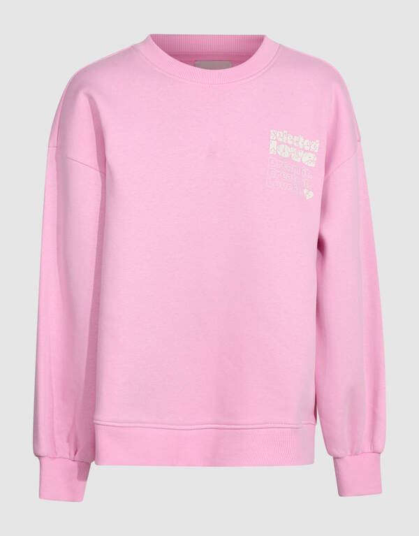 Baseball Artwork Sweater Roze SHOEBY GIRLS