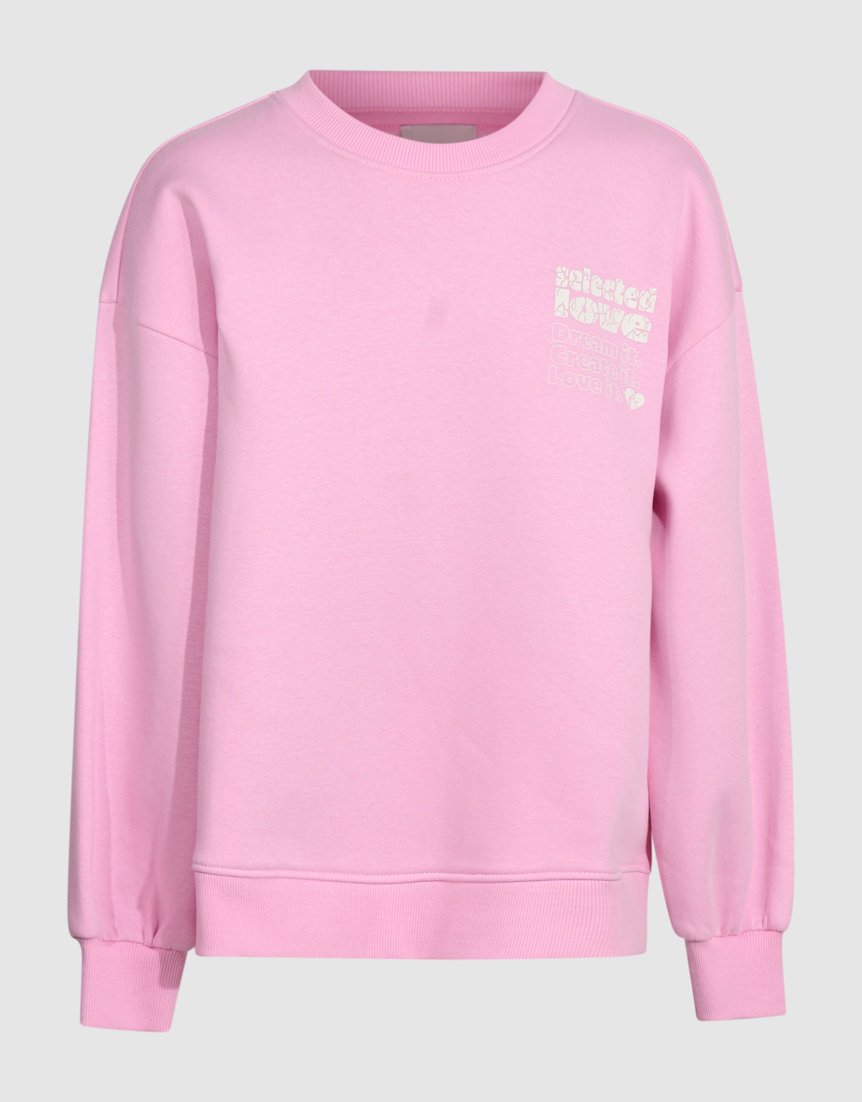 Baseball Artwork Sweater Roze SHOEBY GIRLS