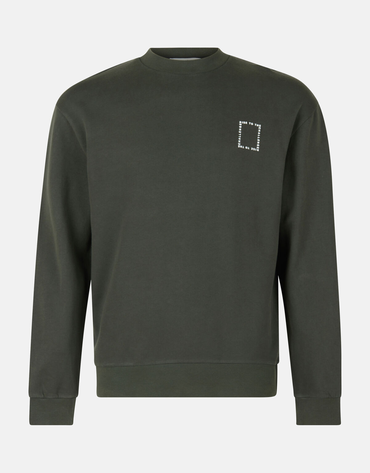 Print Sweater Donkergroen SHOEBY MEN