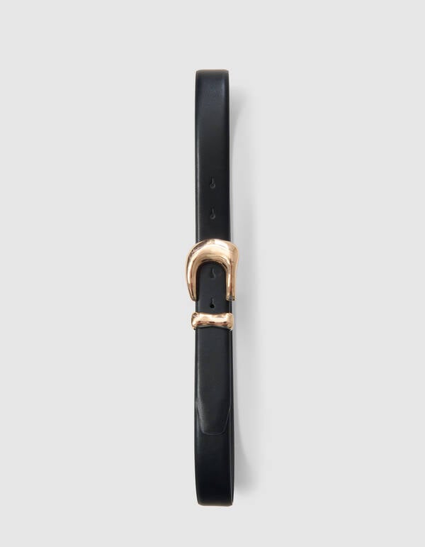 Minimal Riem Zwart SHOEBY ACCESSOIRES