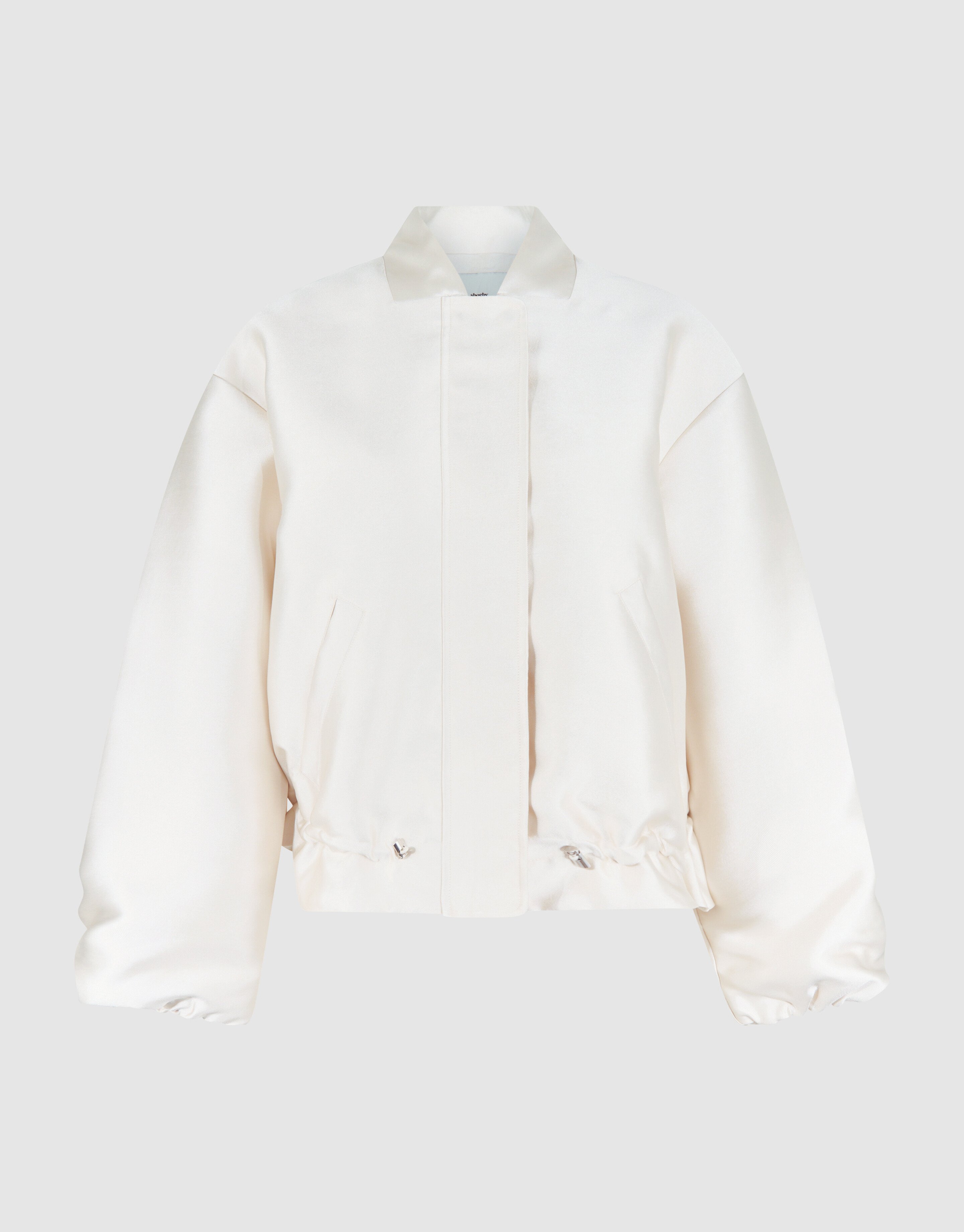 Satijnen Bomber Gebroken Wit SHOEBY WOMEN