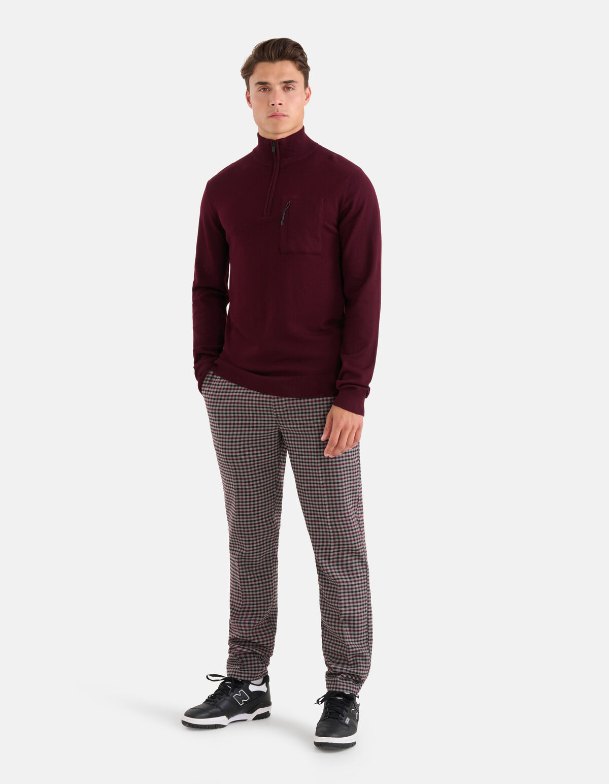 Zipper Coltrui Paars SHOEBY MEN