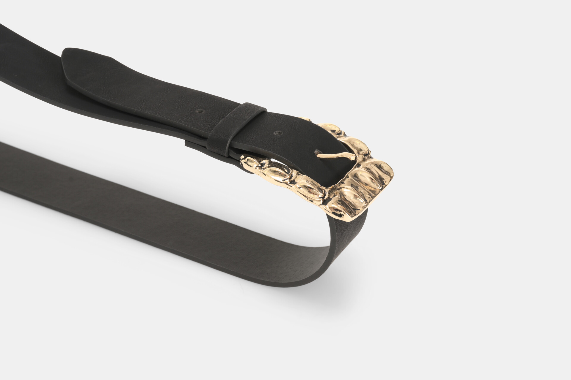Croco Detail Buckle Riem SHOEBY ACCESSOIRES