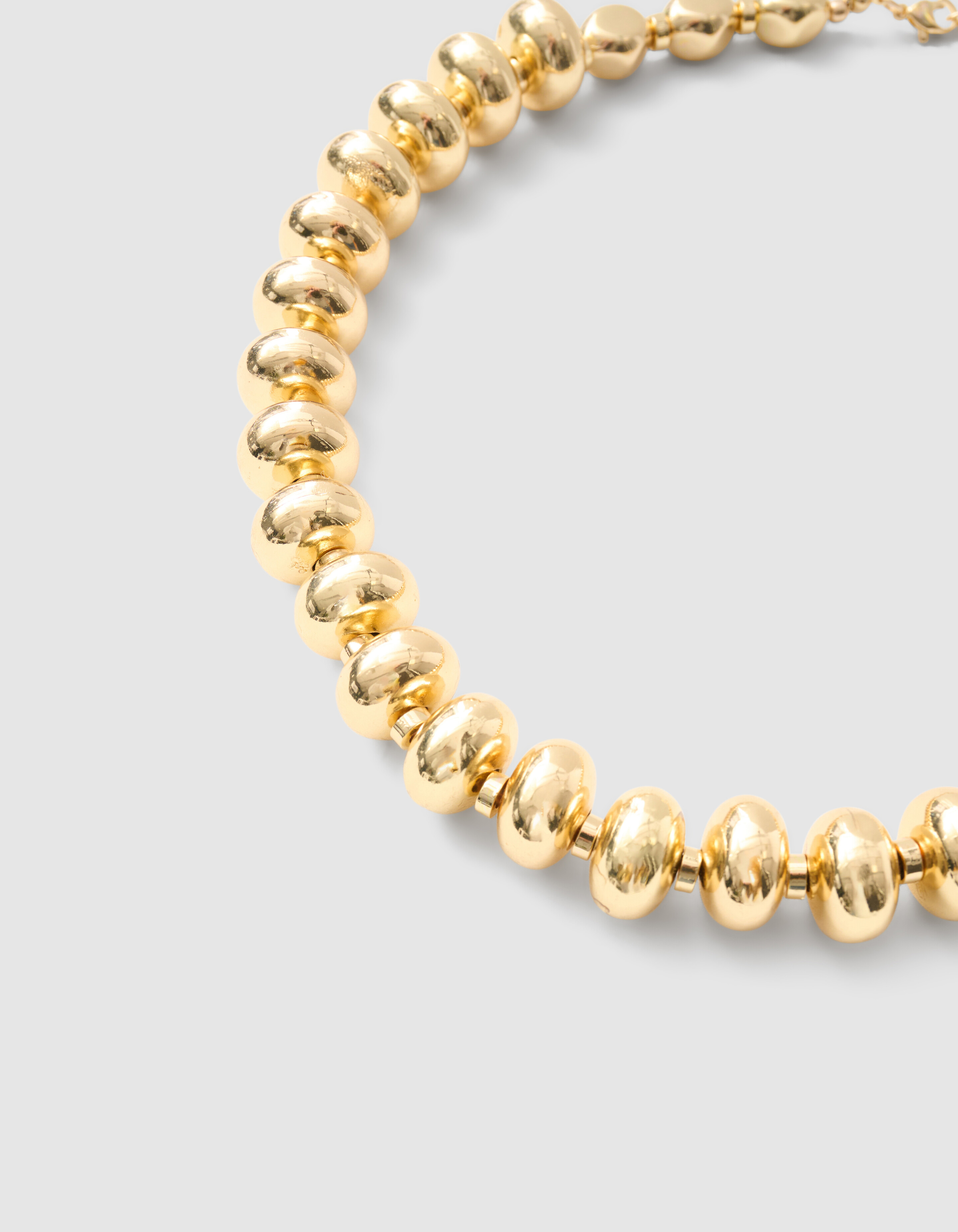 Round Oval Ketting Goud SHOEBY ACCESSOIRES
