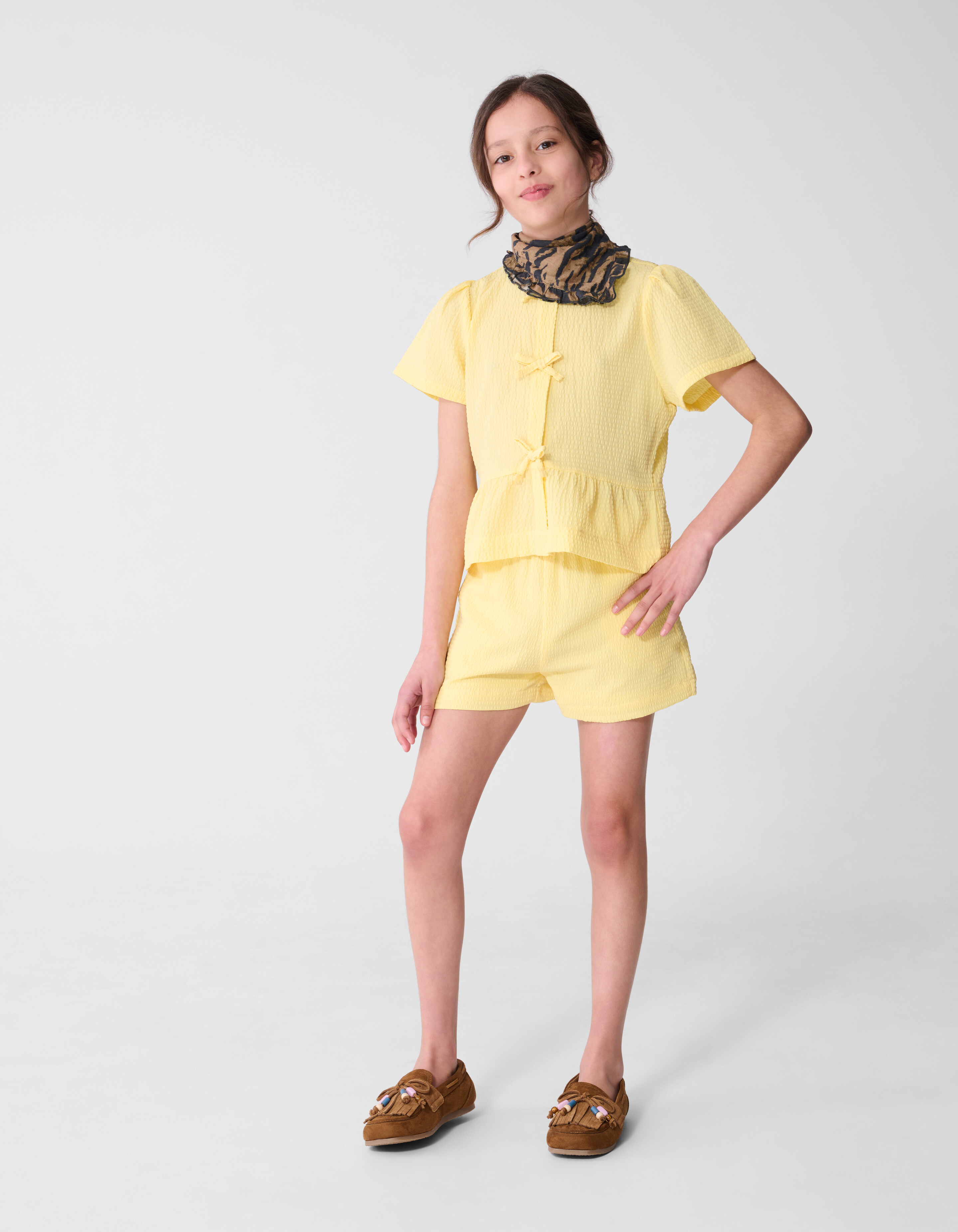 Structuur Short Lichtgeel SHOEBY GIRLS