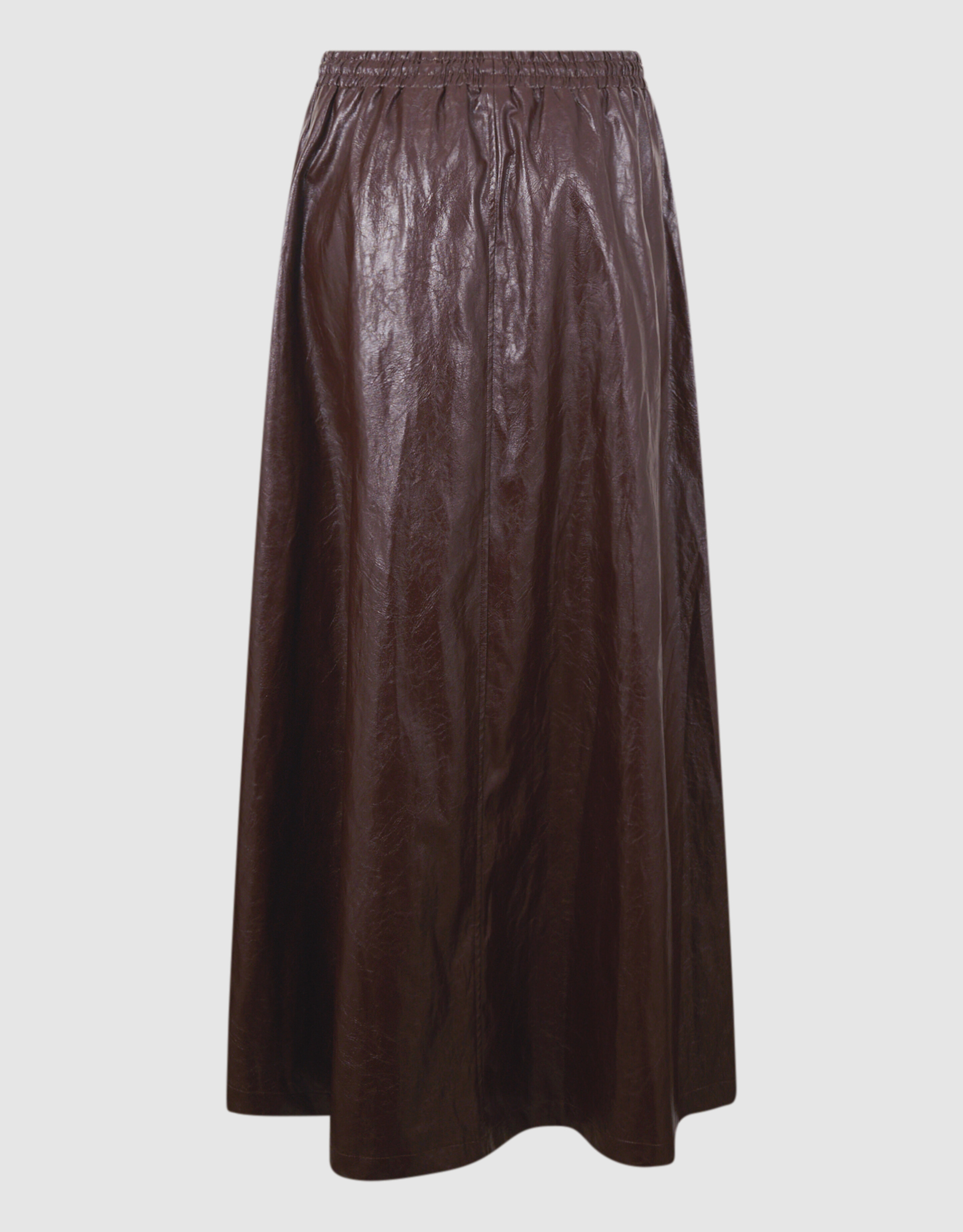 Vegan leren Maxi Rok Bruin SHOEBY WOMEN