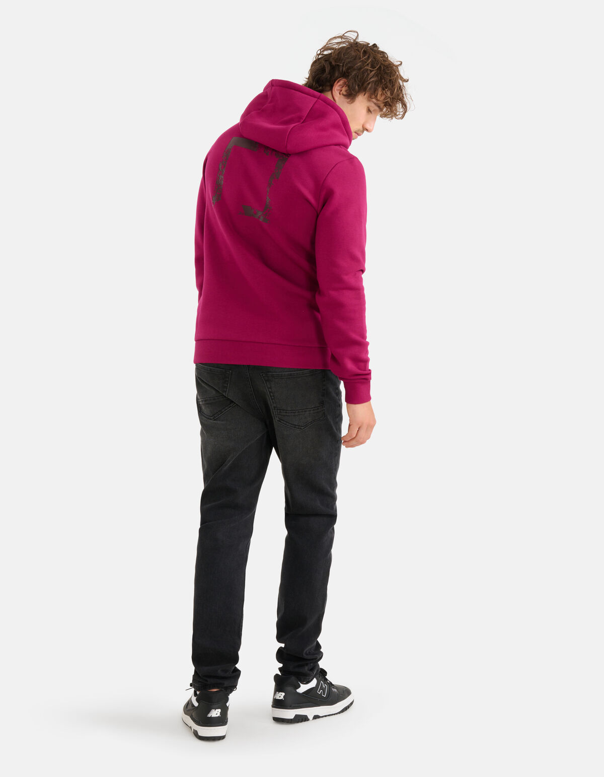 Grafische Hoodie Bordeaux SHOEBY MEN