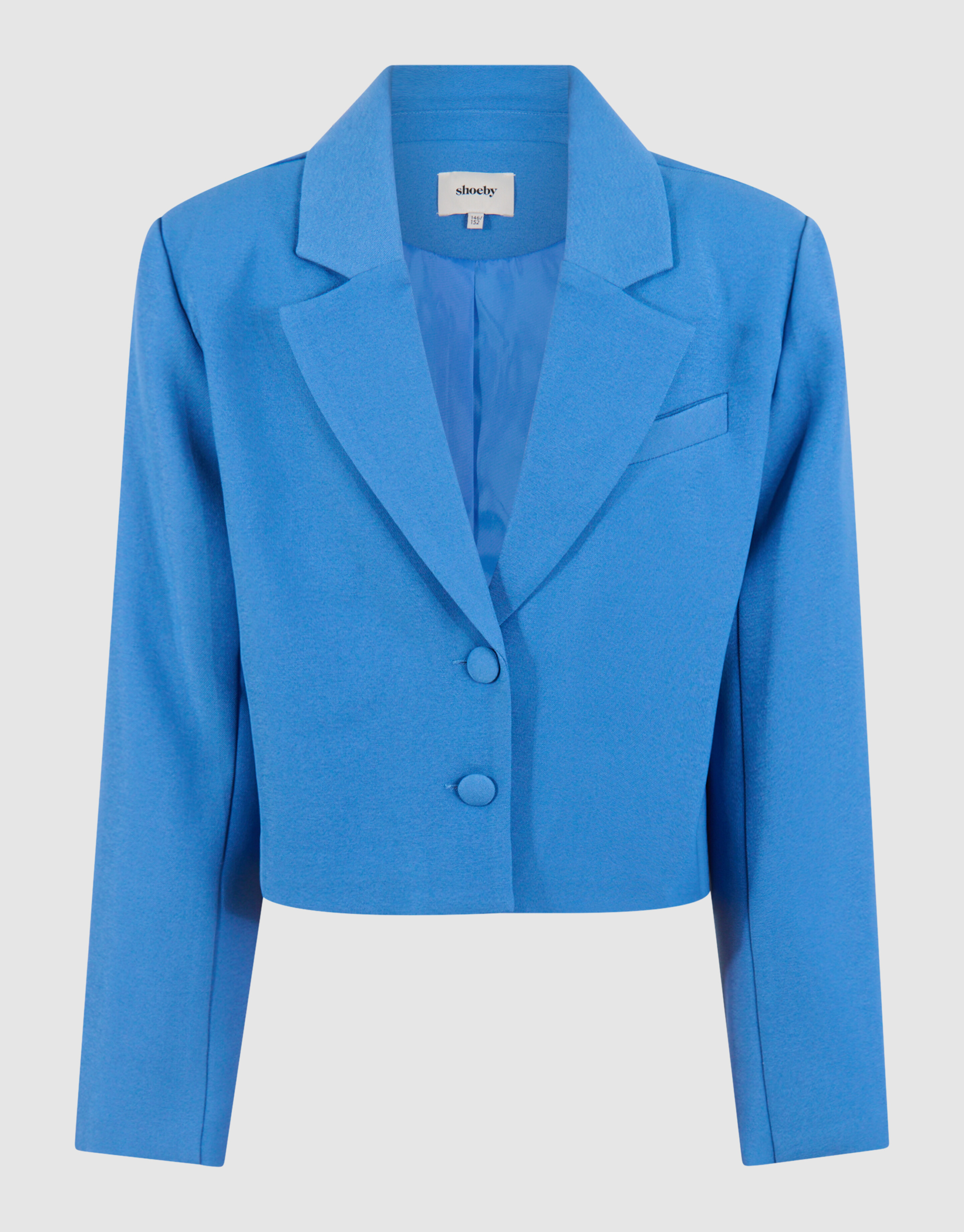 Cropped Blazer Blauw SHOEBY GIRLS
