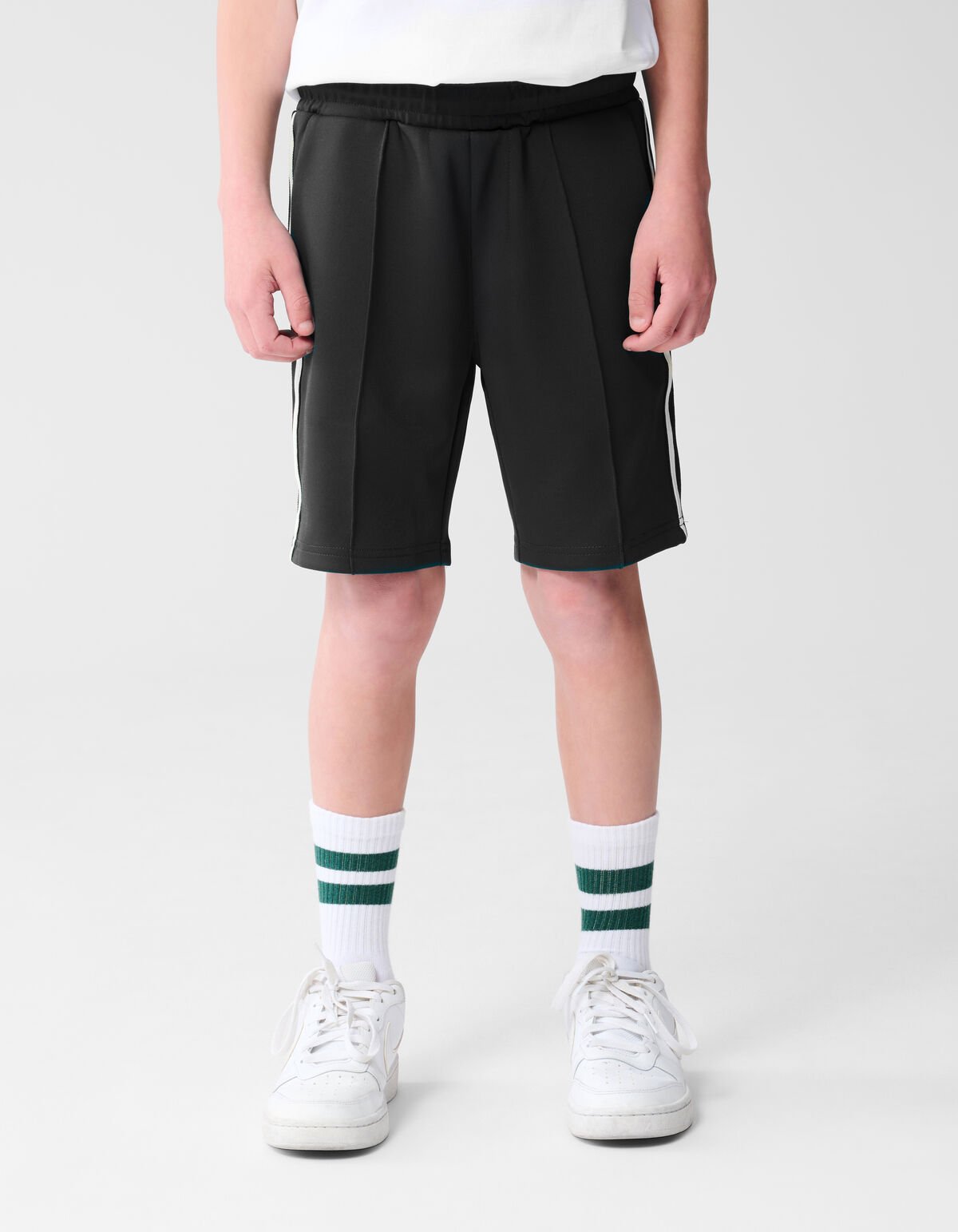 Sporty Stripe Short Zwart SHOEBY BOYS