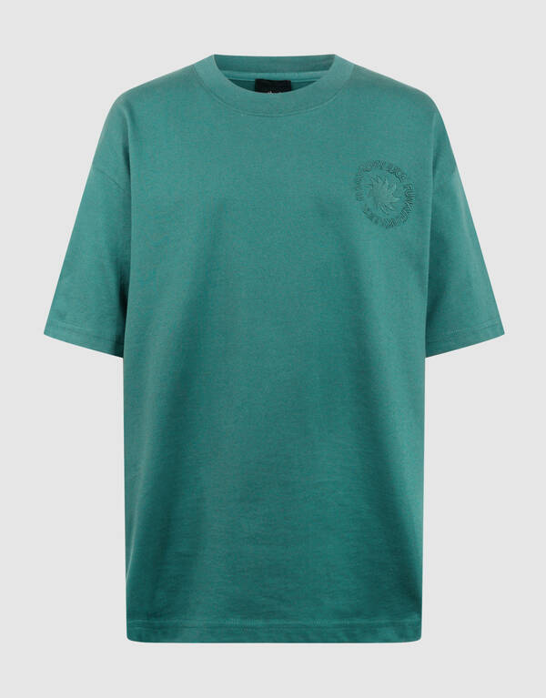 Embroidery Artwork T-shirt Donkergroen SHOEBY BOYS