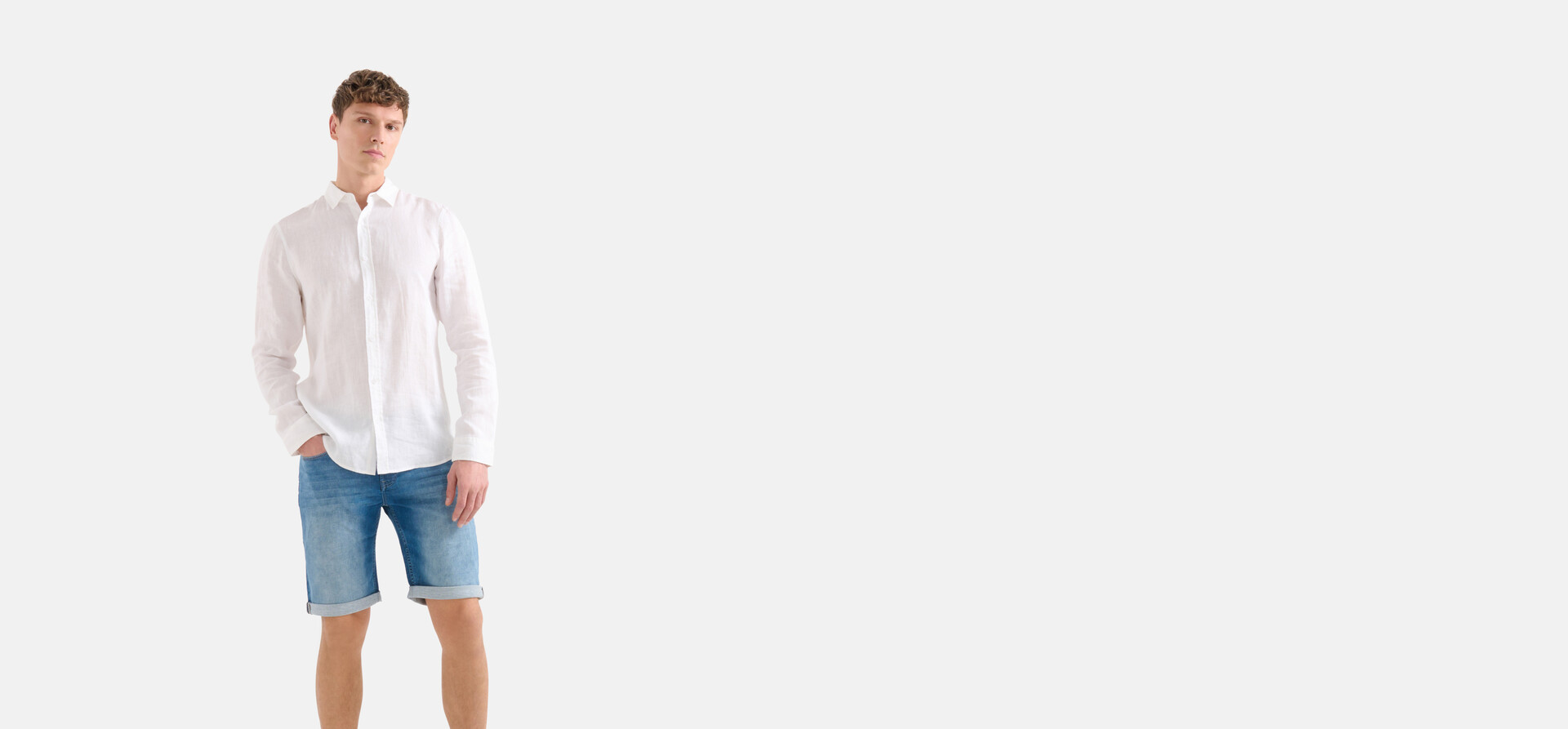 Jog Denim Short Mediumstone Refill