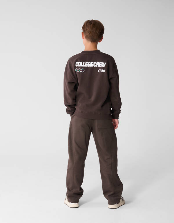 Barrel Fit Jogger Bruin SHOEBY BOYS