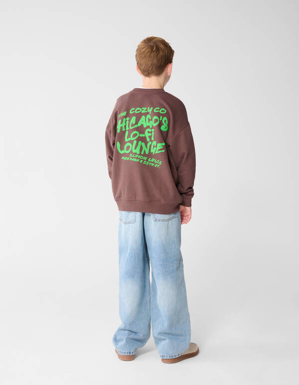 Ultra Baggy Fit Jeans Mediumstone SHOEBY BOYS