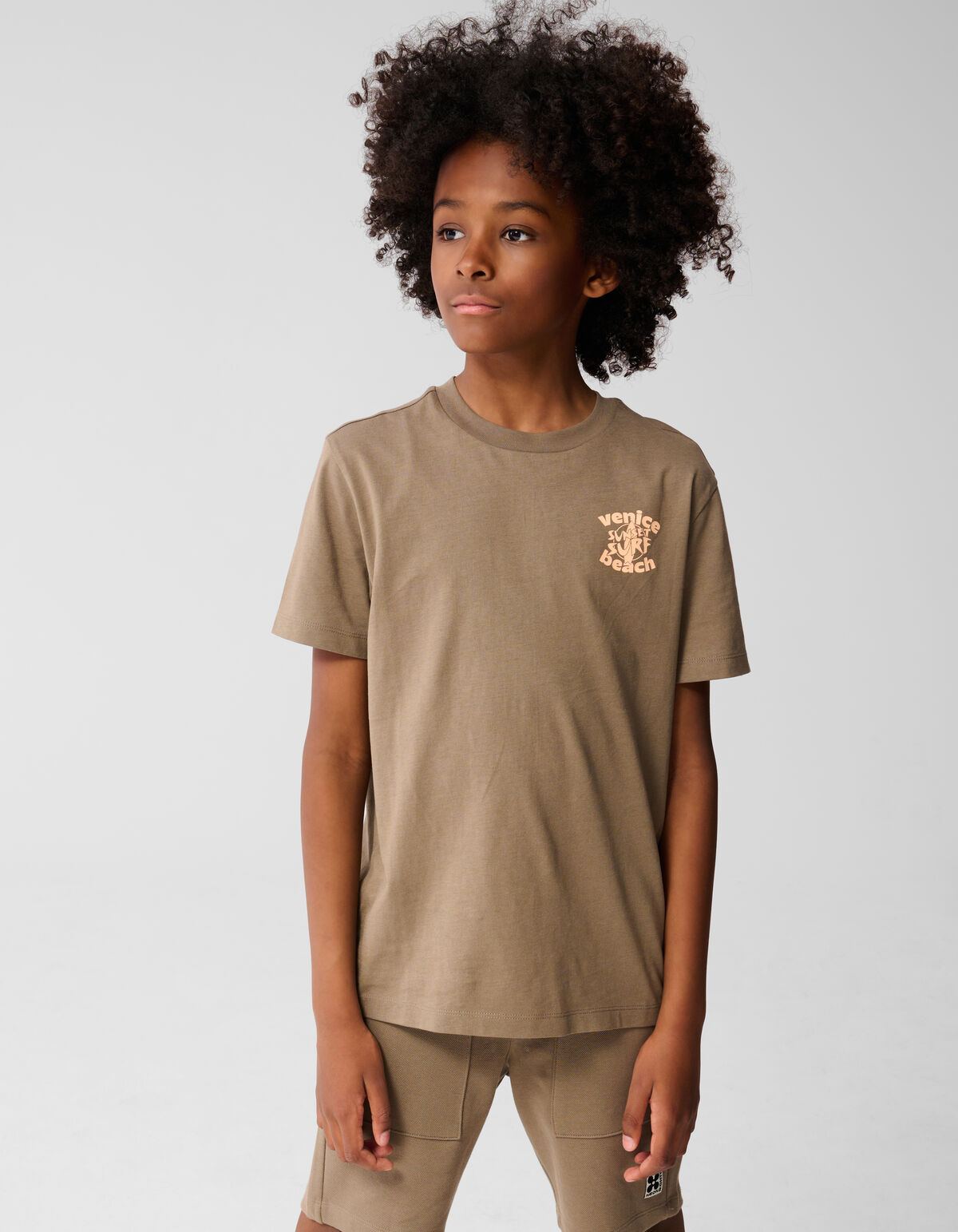 Venice Artwork T-shirt Bruin SHOEBY BOYS