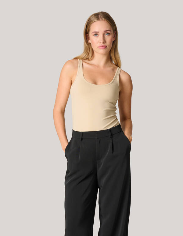 Basis Tanktop Beige SHOEBY WOMEN