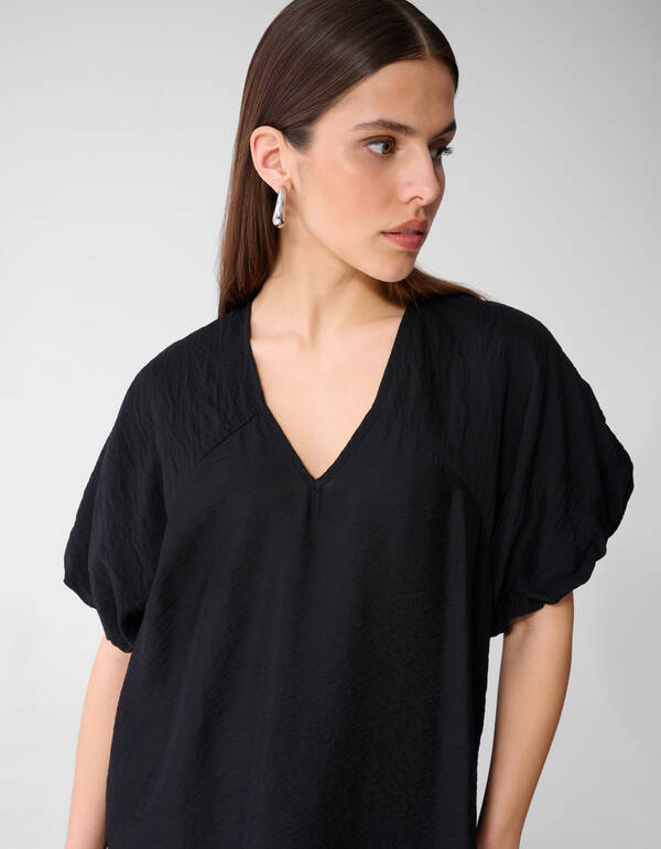 V-hals Mini Jurk Zwart SHOEBY WOMEN