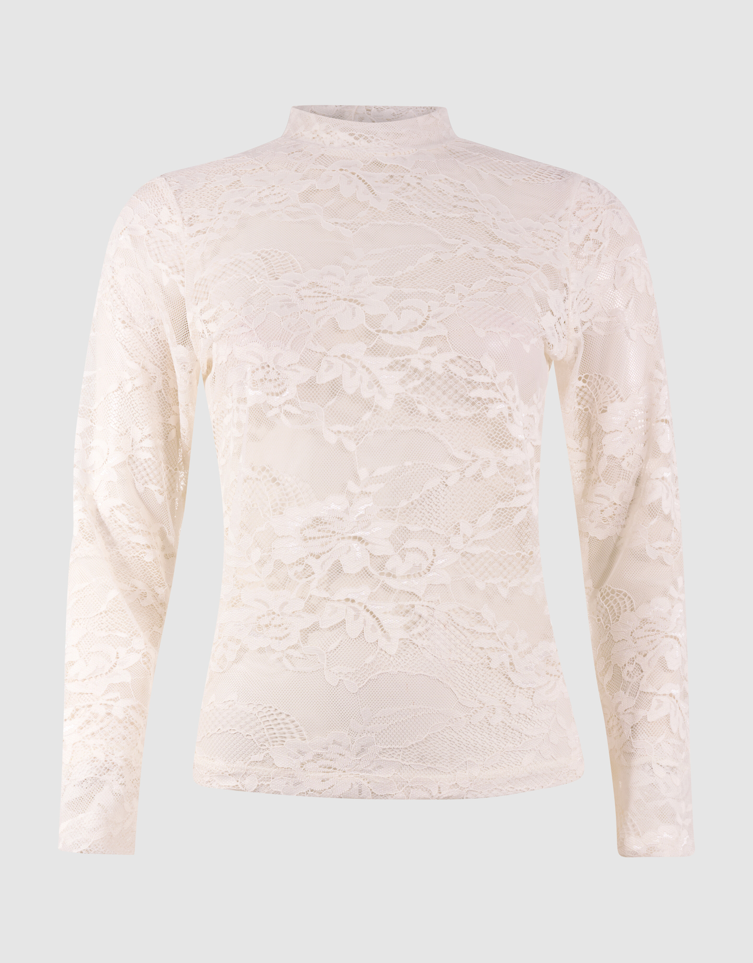 Flower Kanten Top Gebroken Wit SHOEBY WOMEN