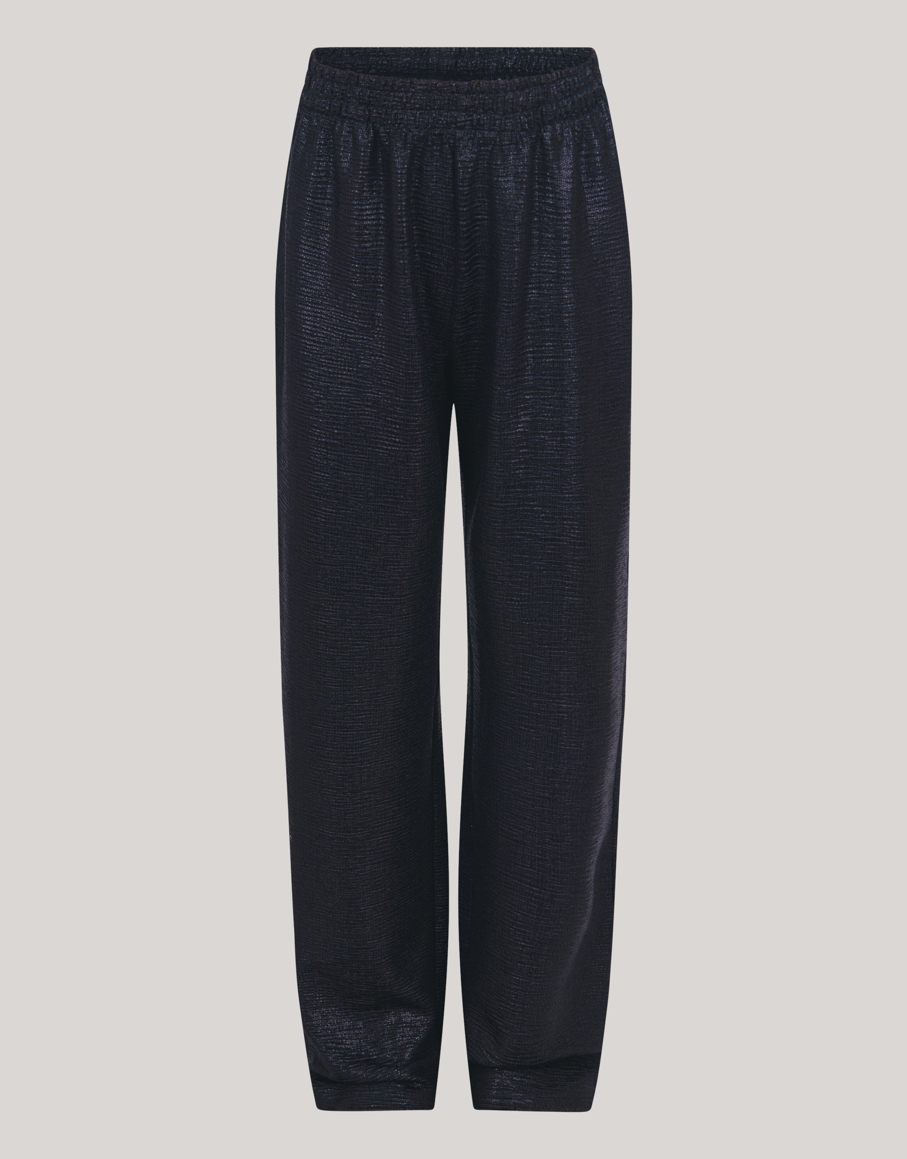 Metallic Wide Leg Broek Zwart SHOEBY GIRLS