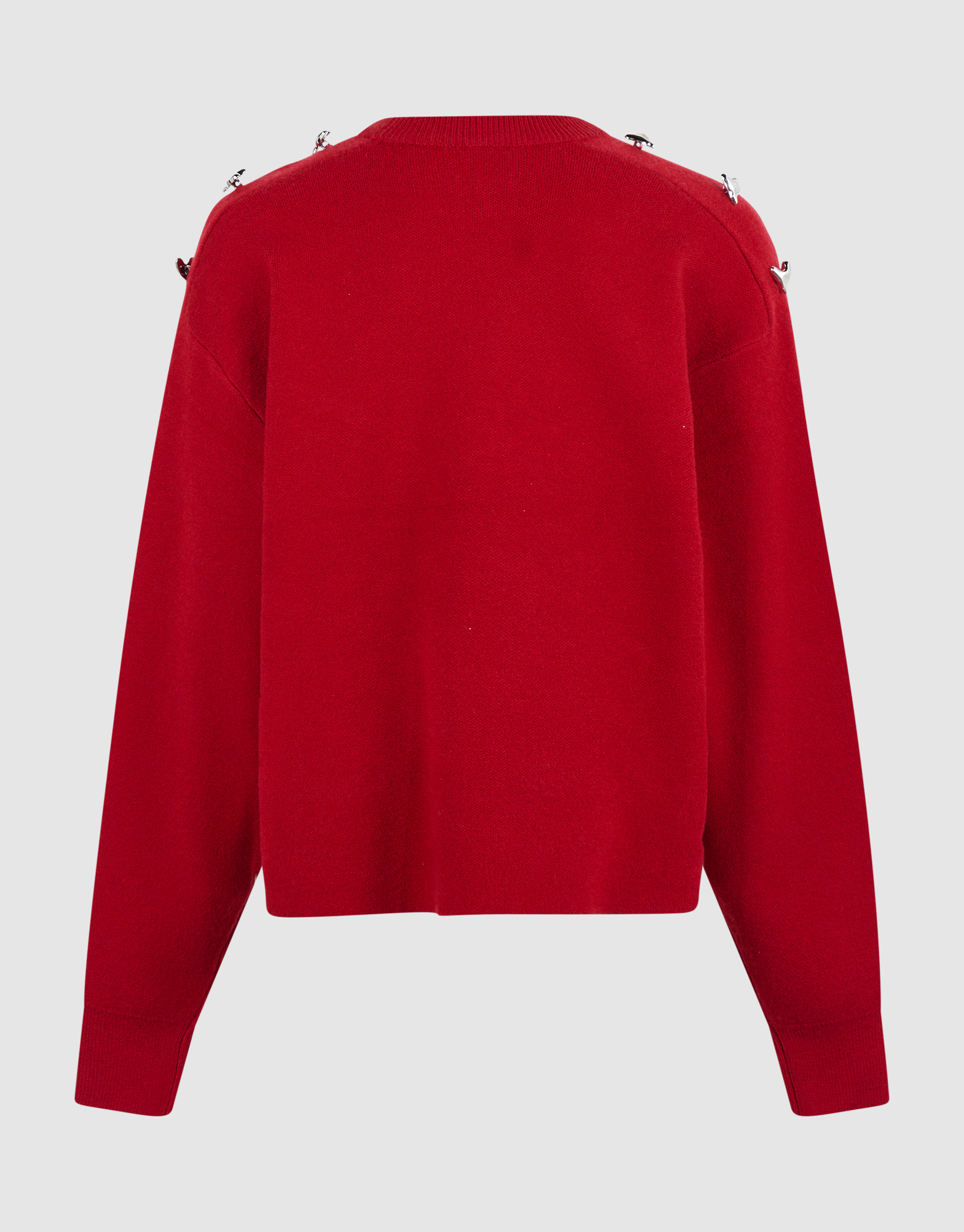 Fancy Button Trui Rood SHOEBY GIRLS
