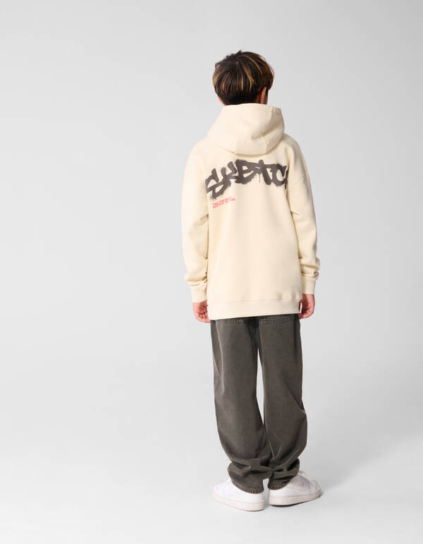 Sketch Hoodie Zand SHOEBY BOYS