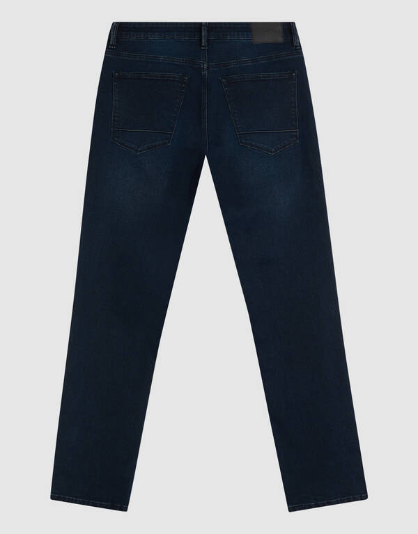 Straight Fit Jeans Blauw/Zwart L34 SHOEBY MEN