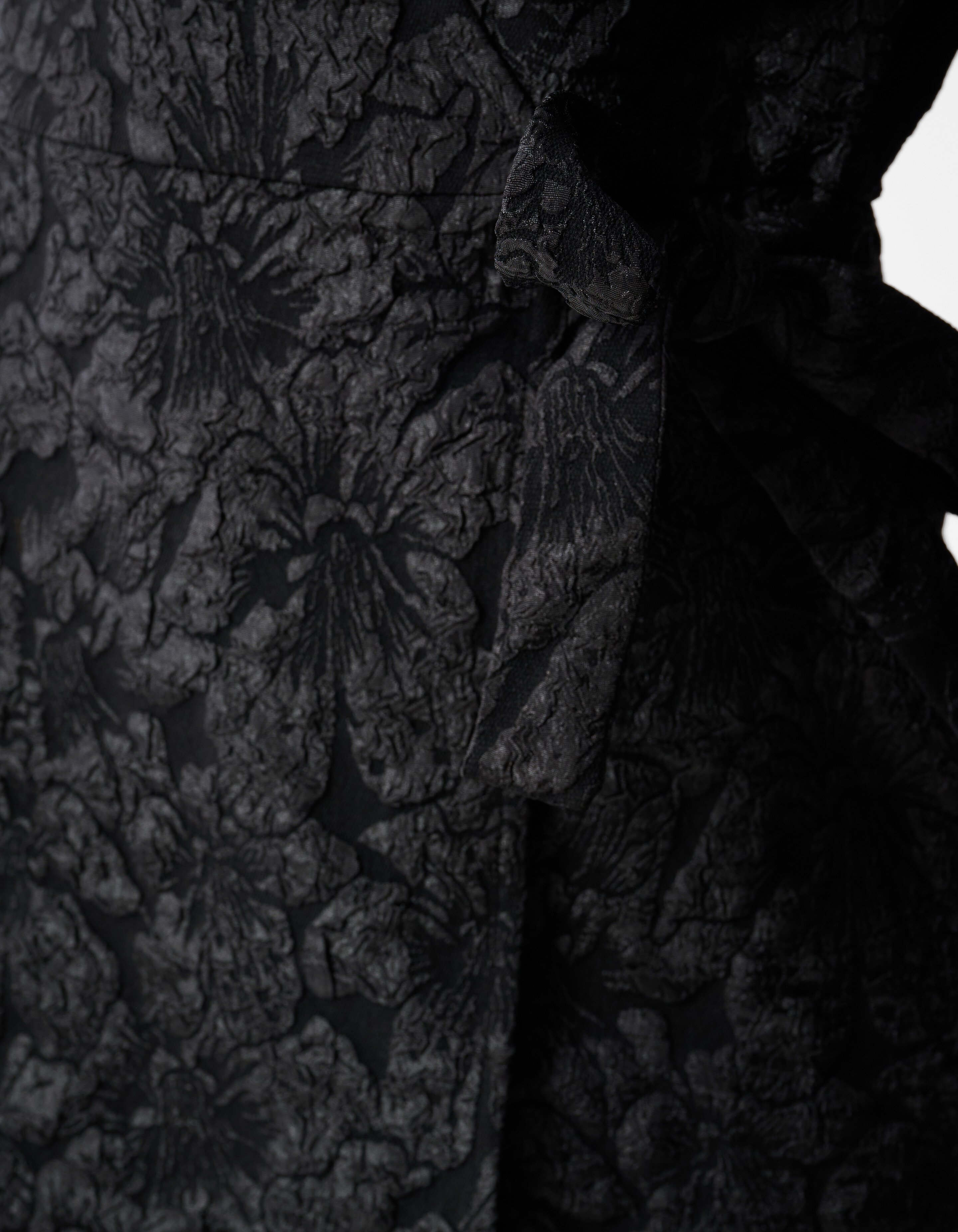 Jacquard Wrap Mini Jurk Zwart SHOEBY WOMEN