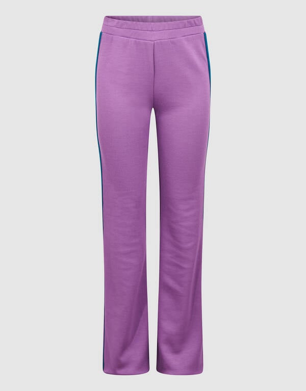 Sporty Flared Broek Donkerpaars SHOEBY GIRLS
