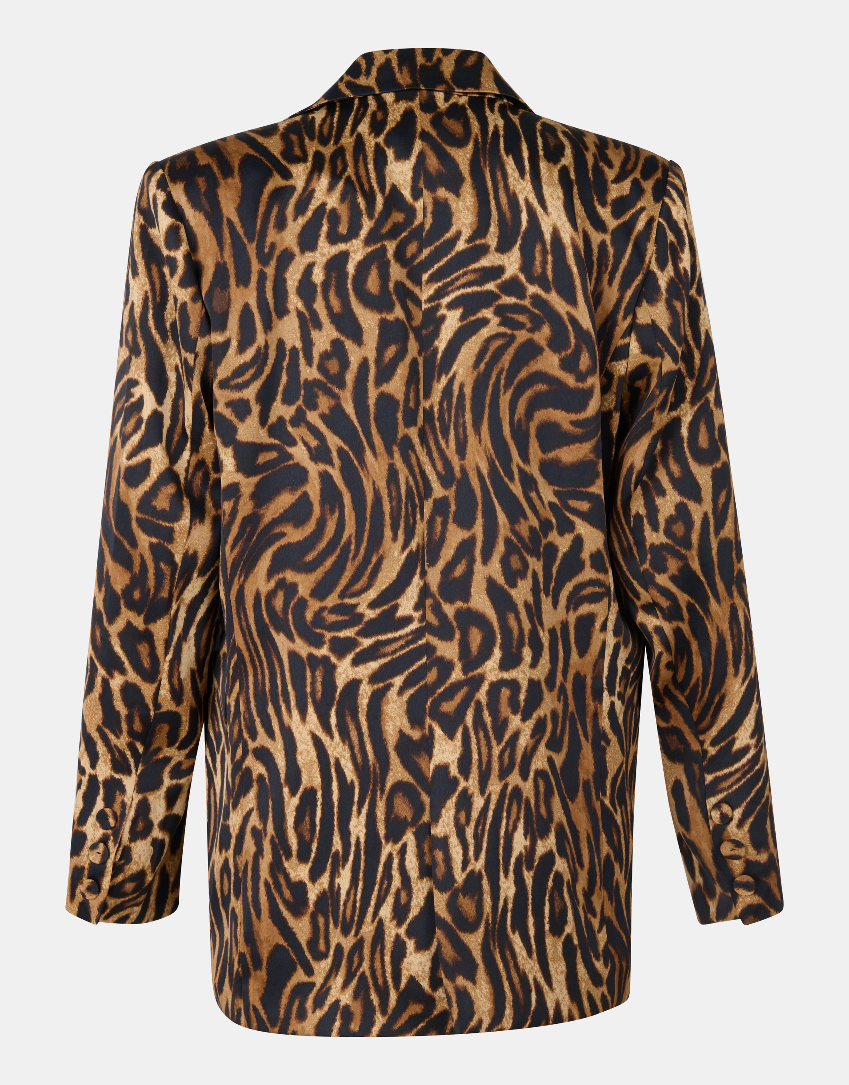 Leopard Satin Blazer SHOEBY WOMEN