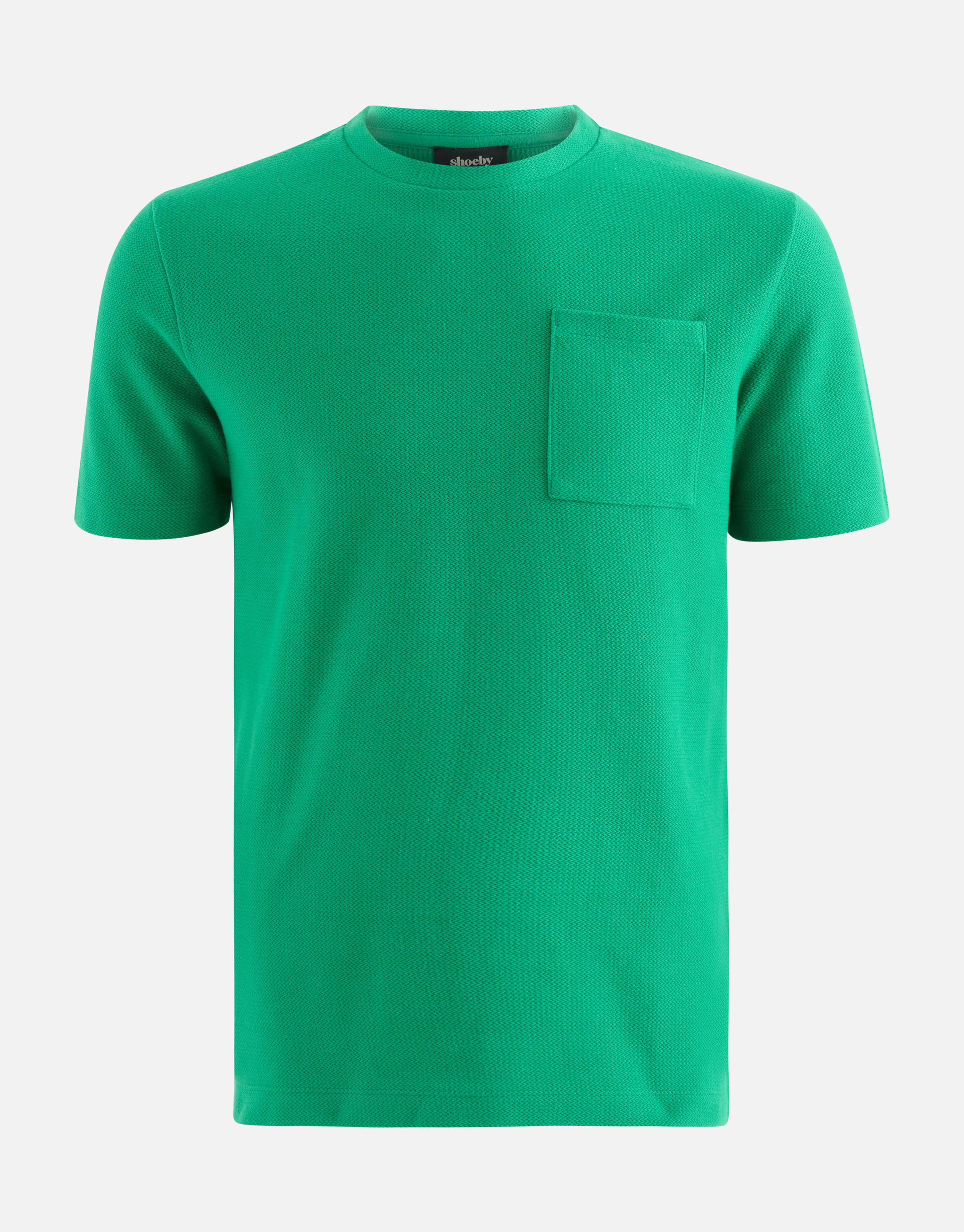 Structuur T-shirt Groen SHOEBY MEN