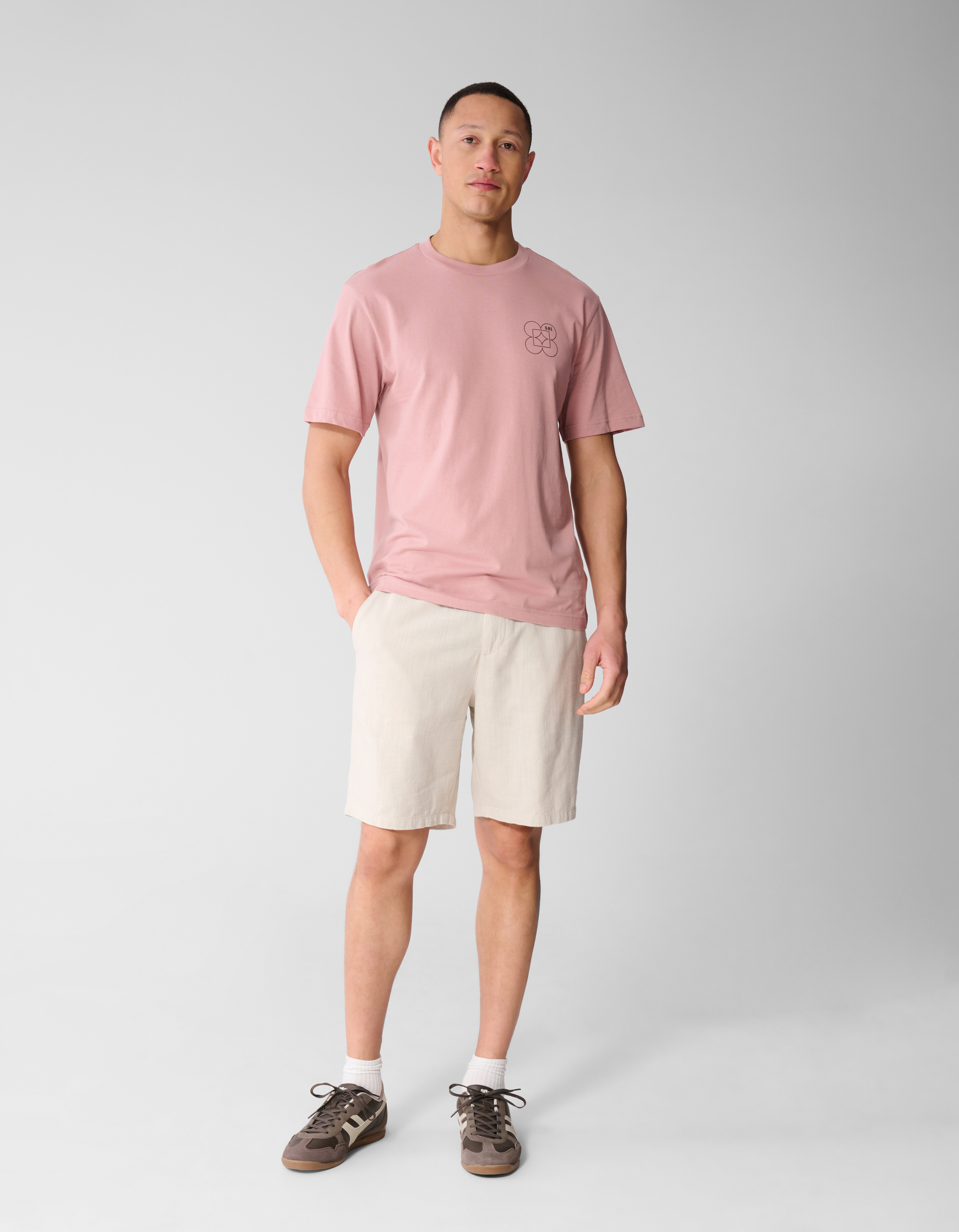 Spark Artwork T-shirt Roze SHOEBY MEN